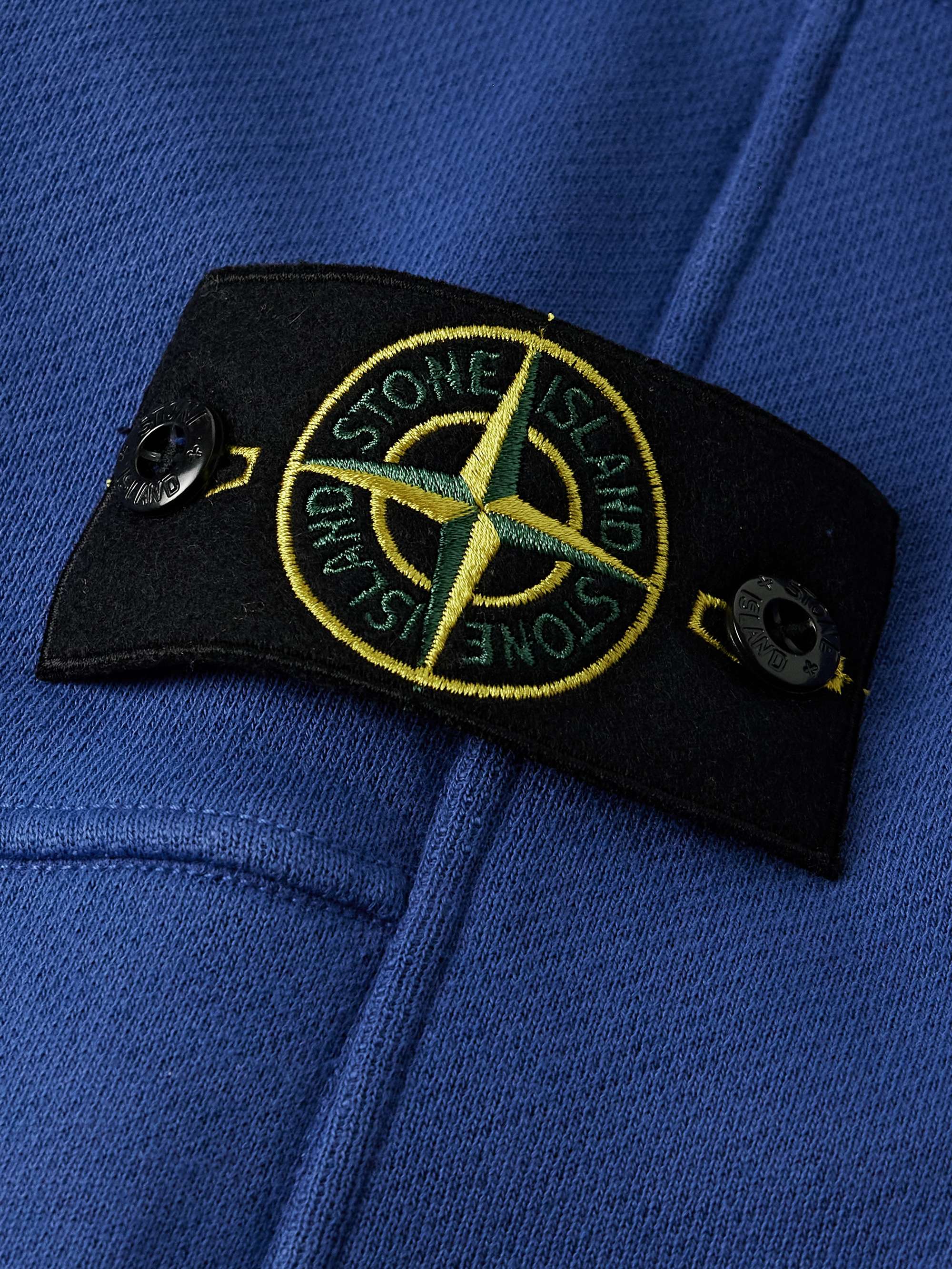 Logo-Appliquéd Garment-Dyed Organic Cotton-Jersey Sweatshirt view