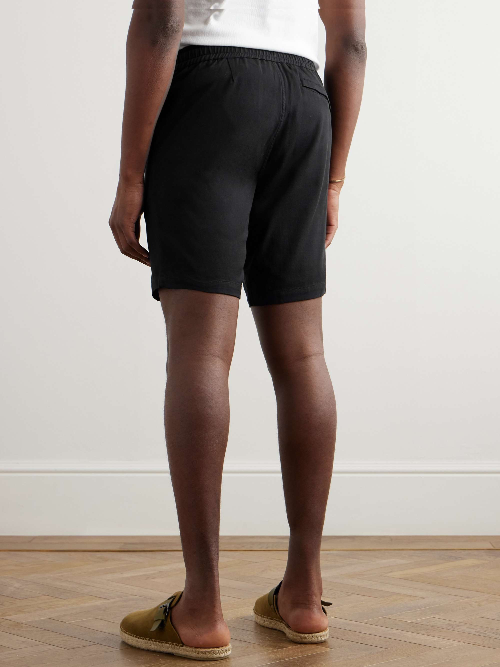 Harris Straight-Leg Lyocell-Blend Shorts view