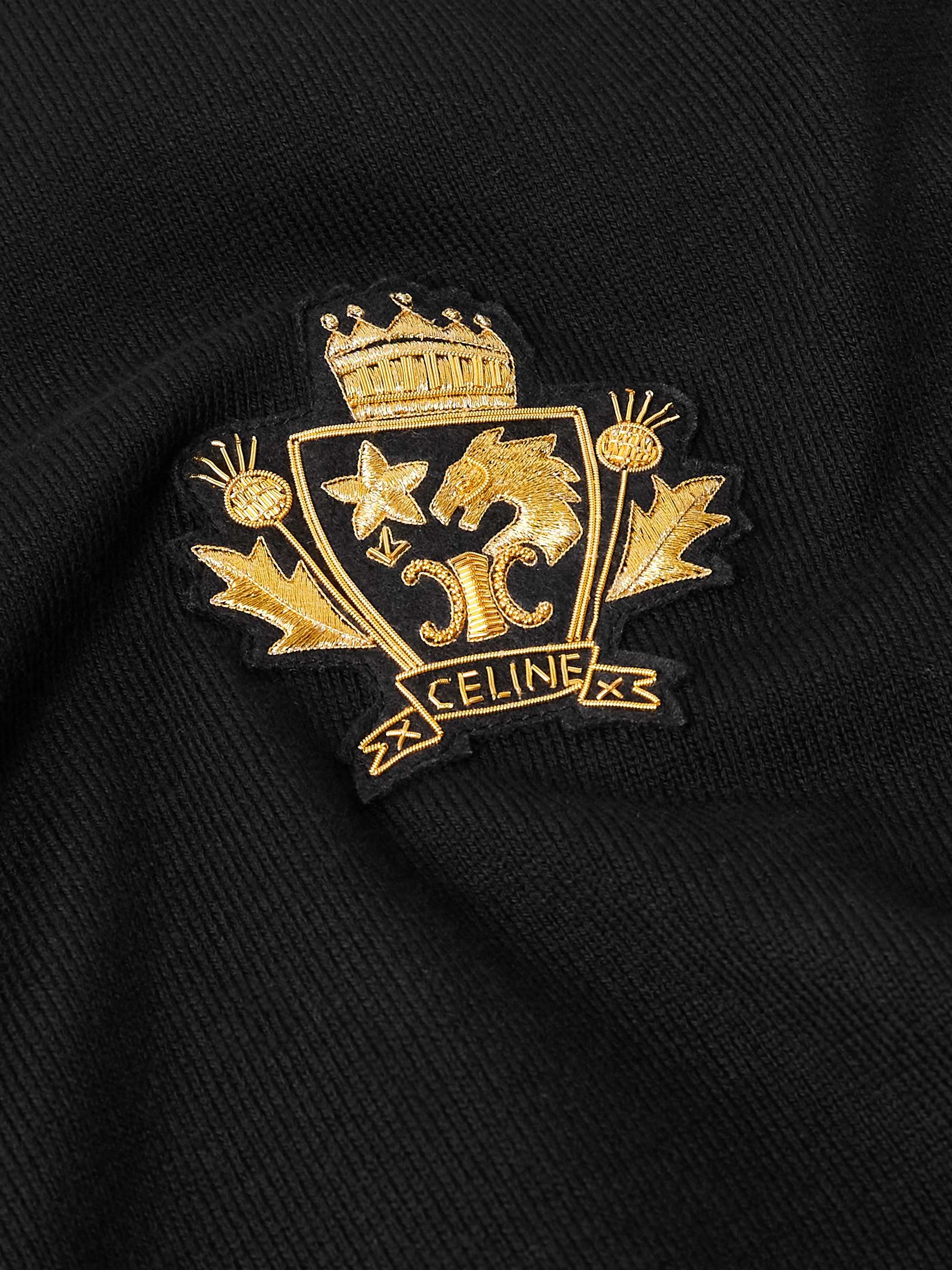Logo-Appliquéd Twill-Trimmed Cotton Polo Shirt view