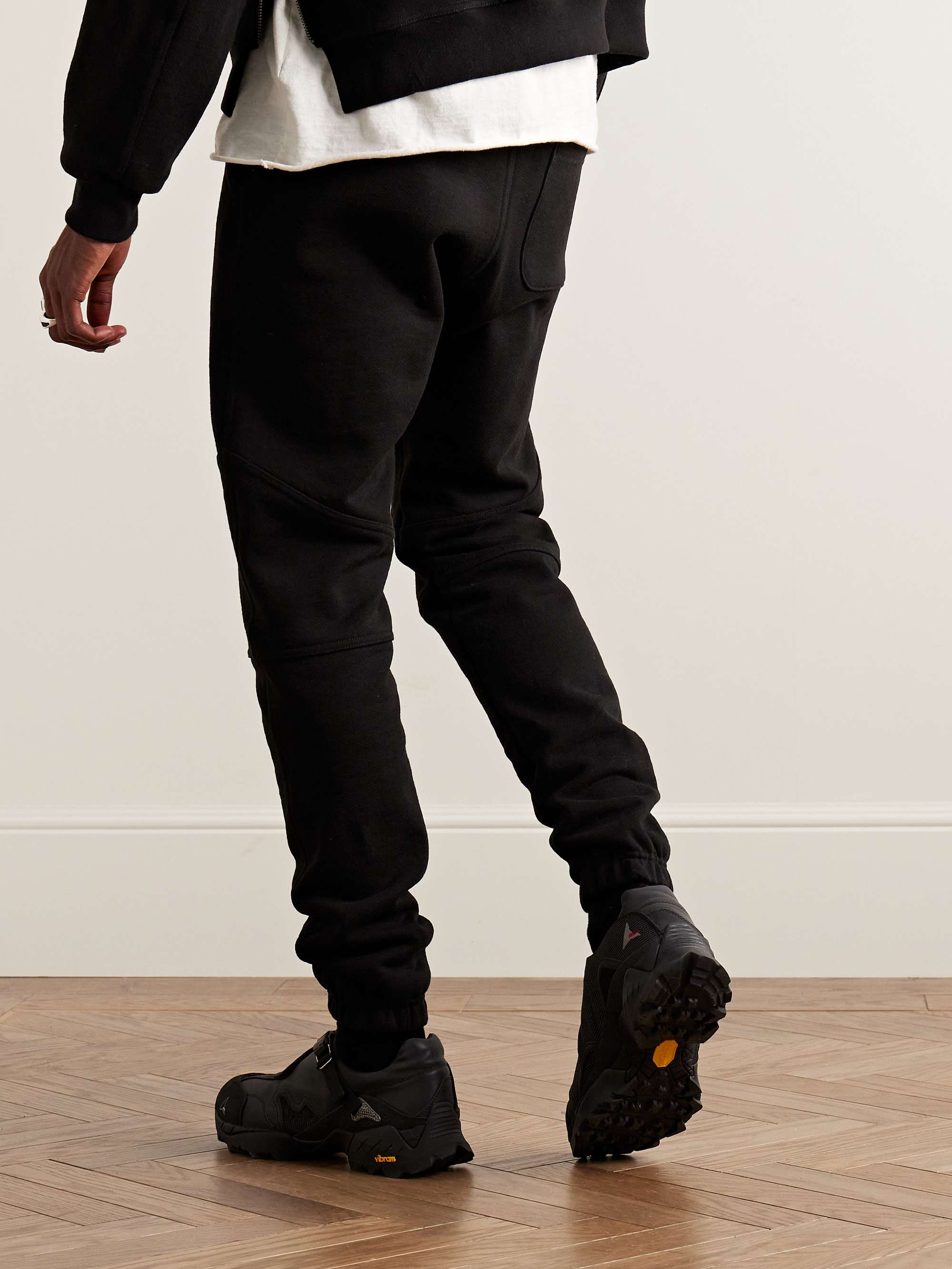 Studio Fleece Escobar Slim-Fit Tapered Cotton-Jersey Sweatpants view