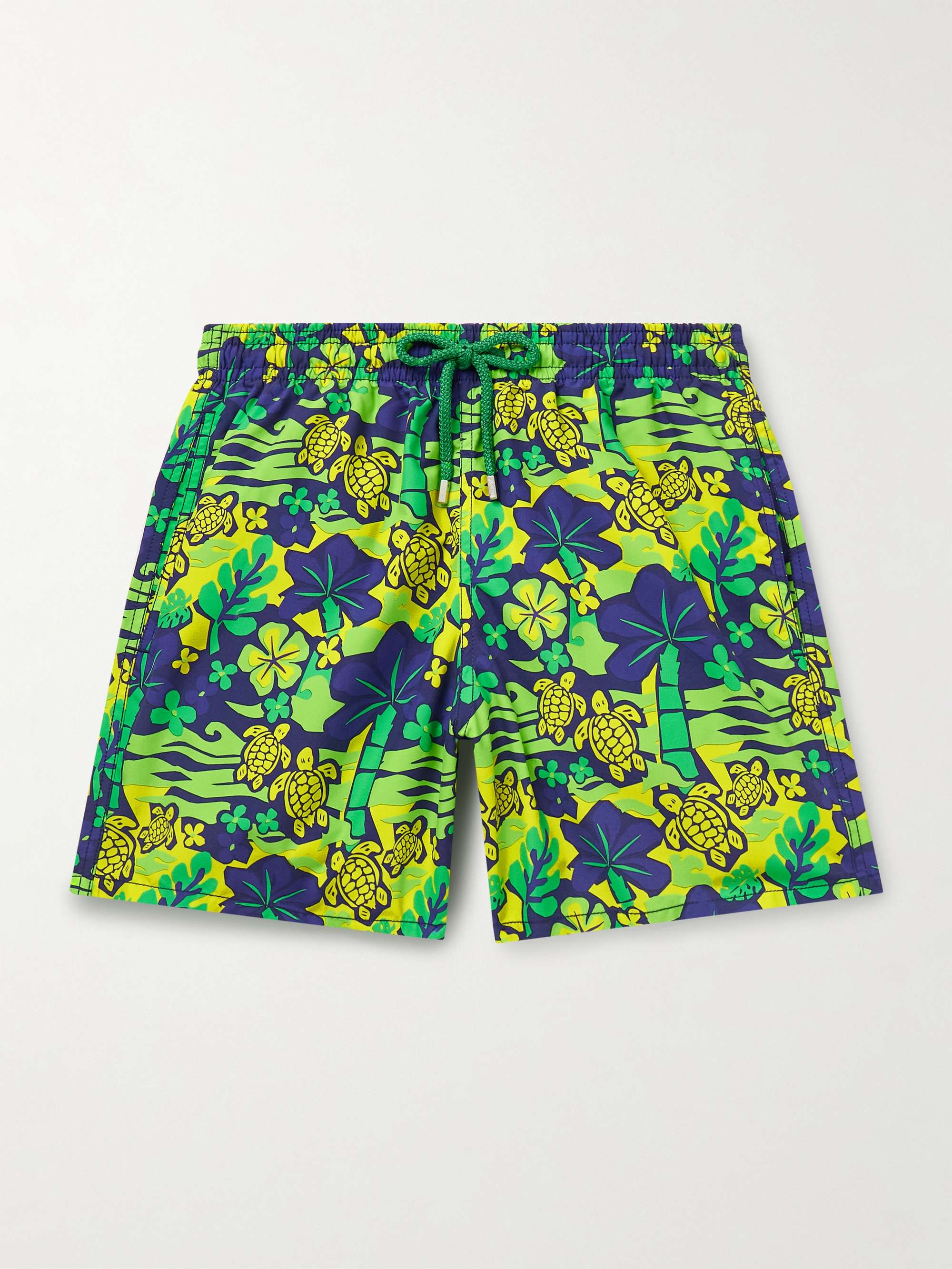 Moorea Straight-Leg Mid-Length Printed Swim Shorts hero visual
