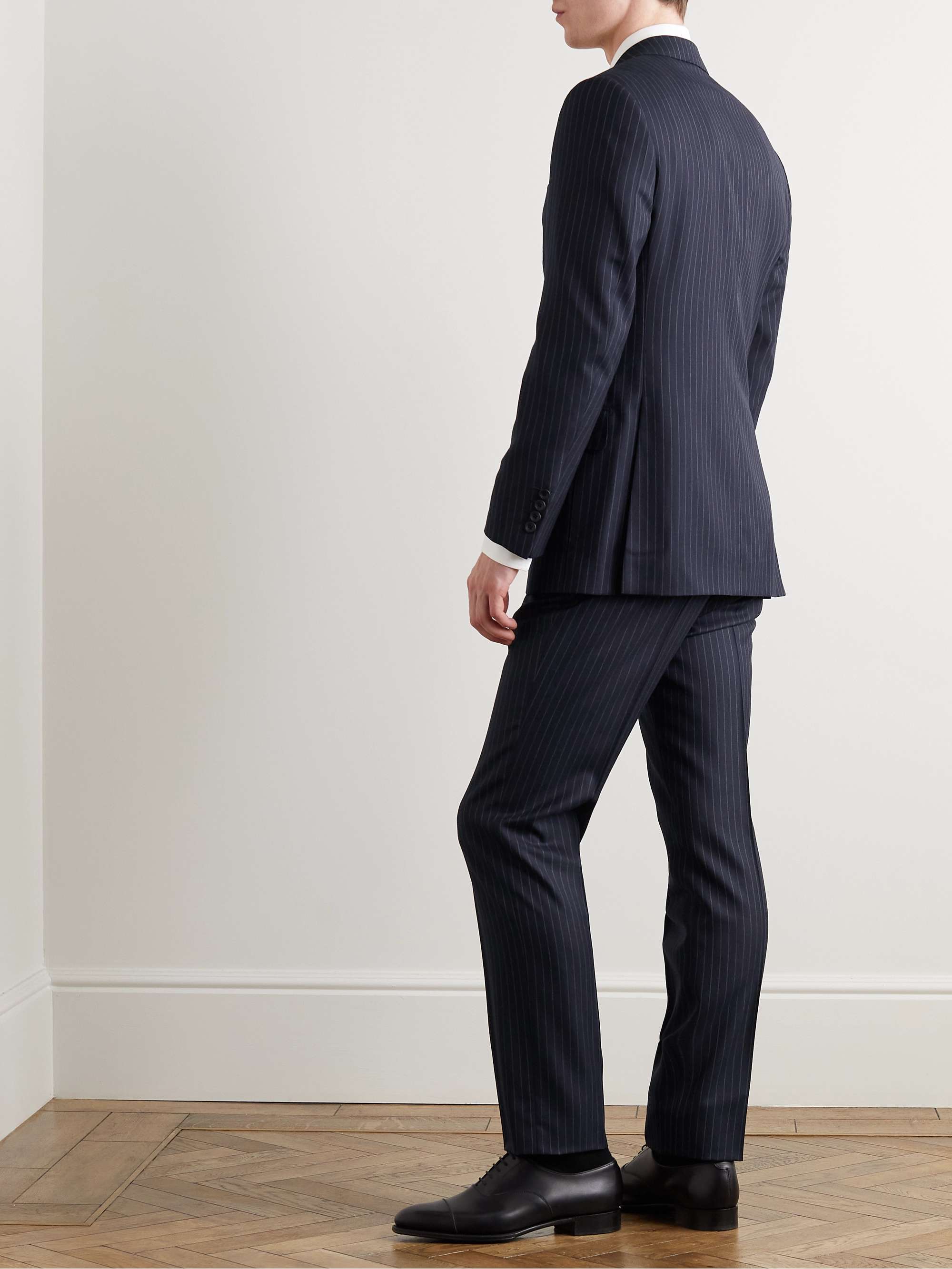 Harry's Navy Pinstriped Super 120s Wool Suit view