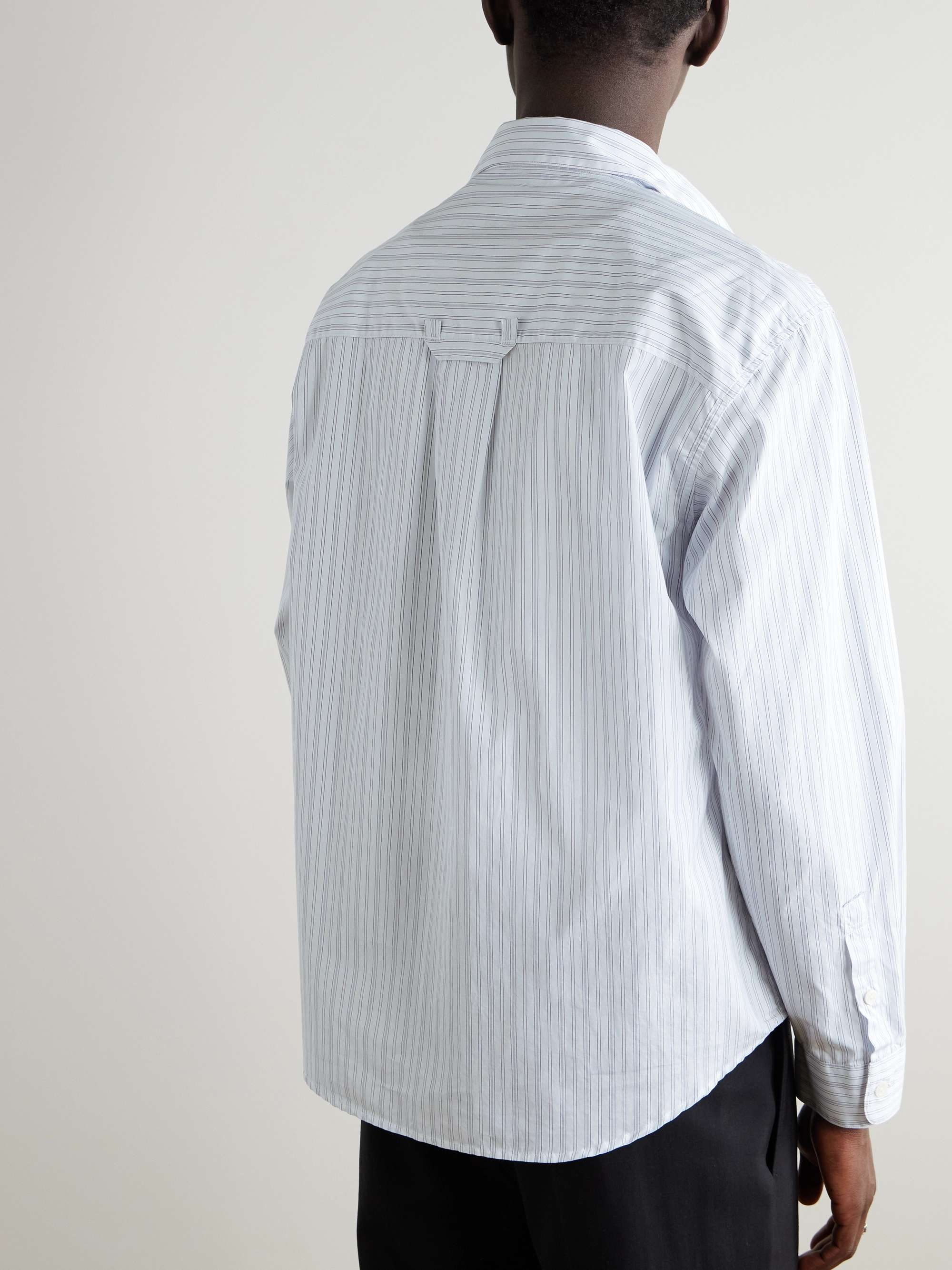 Common Pinstriped Cotton Shirt view