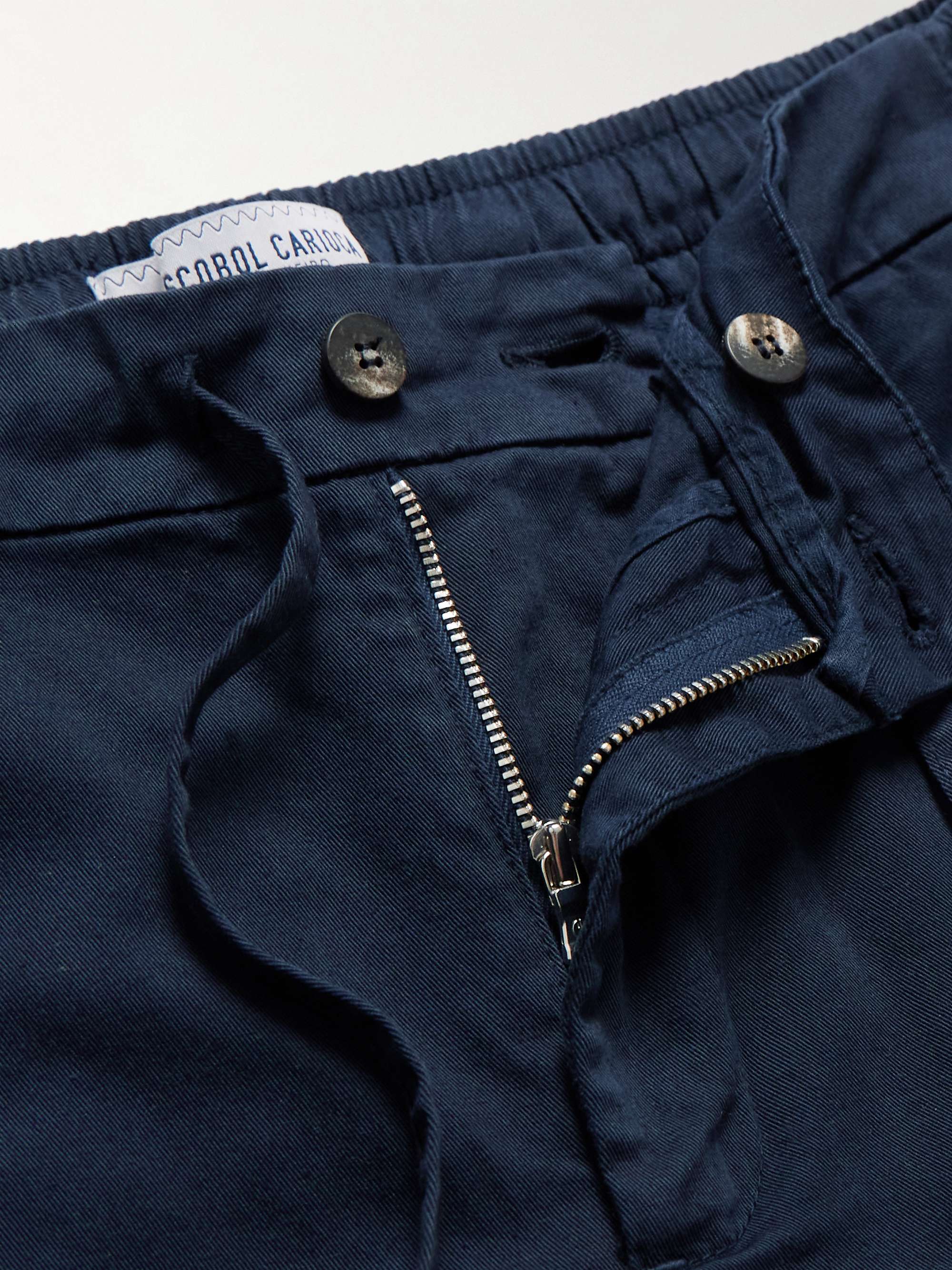 Rui Straight-Leg Cotton-Blend Twill Drawstring Shorts view