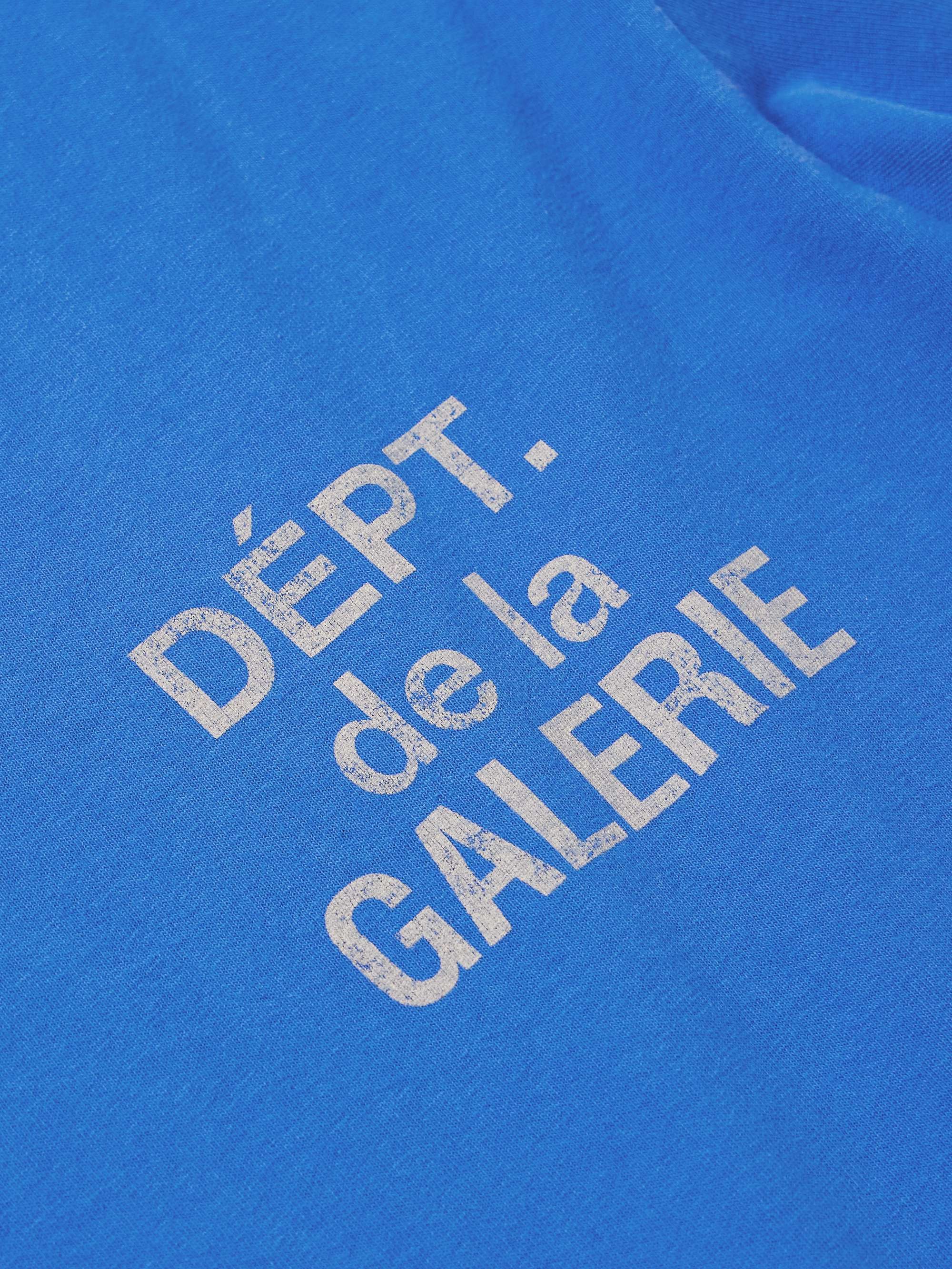 French Logo-Print Cotton-Jersey T-Shirt view