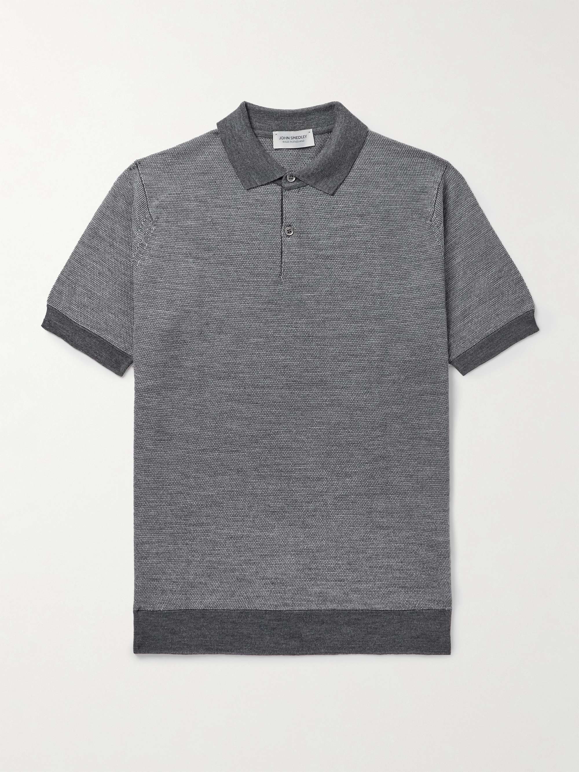 14.Singular Slim-Fit Merino Wool-Piqué Polo Shirt hero visual