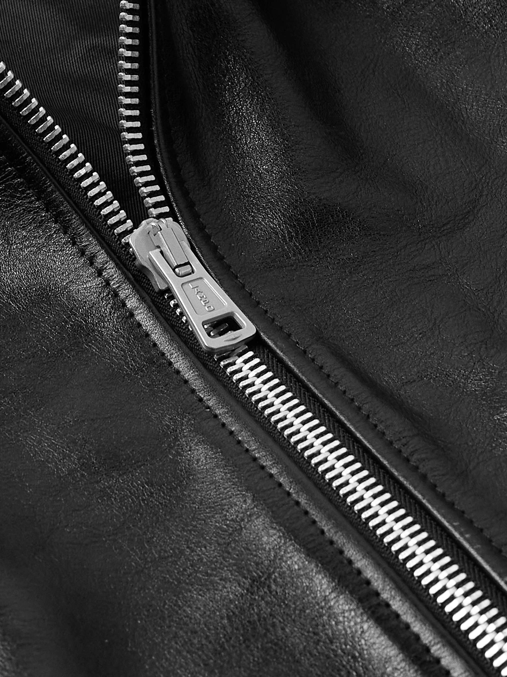 Mini Leather Blouson Jacket view