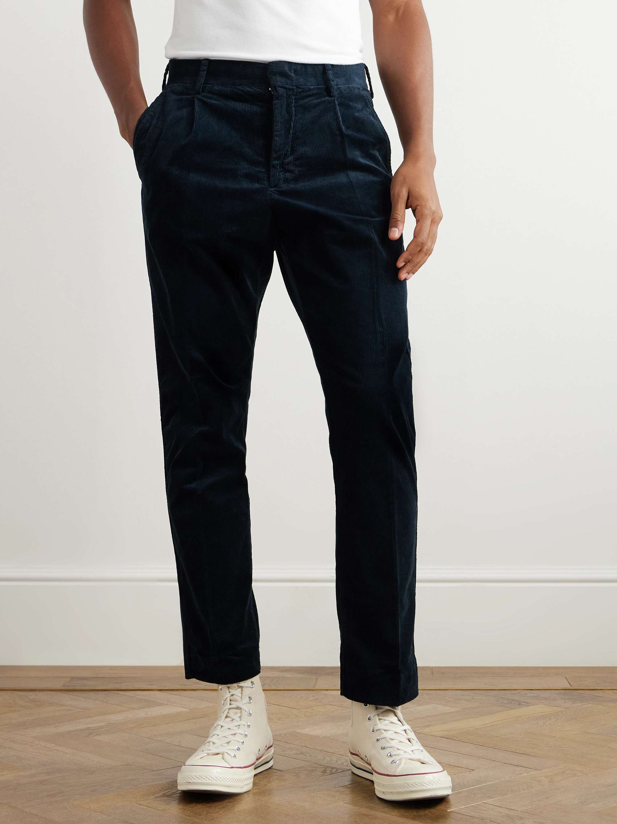 Bill 1917 Straight-Leg Cotton-Blend Corduroy Trousers view