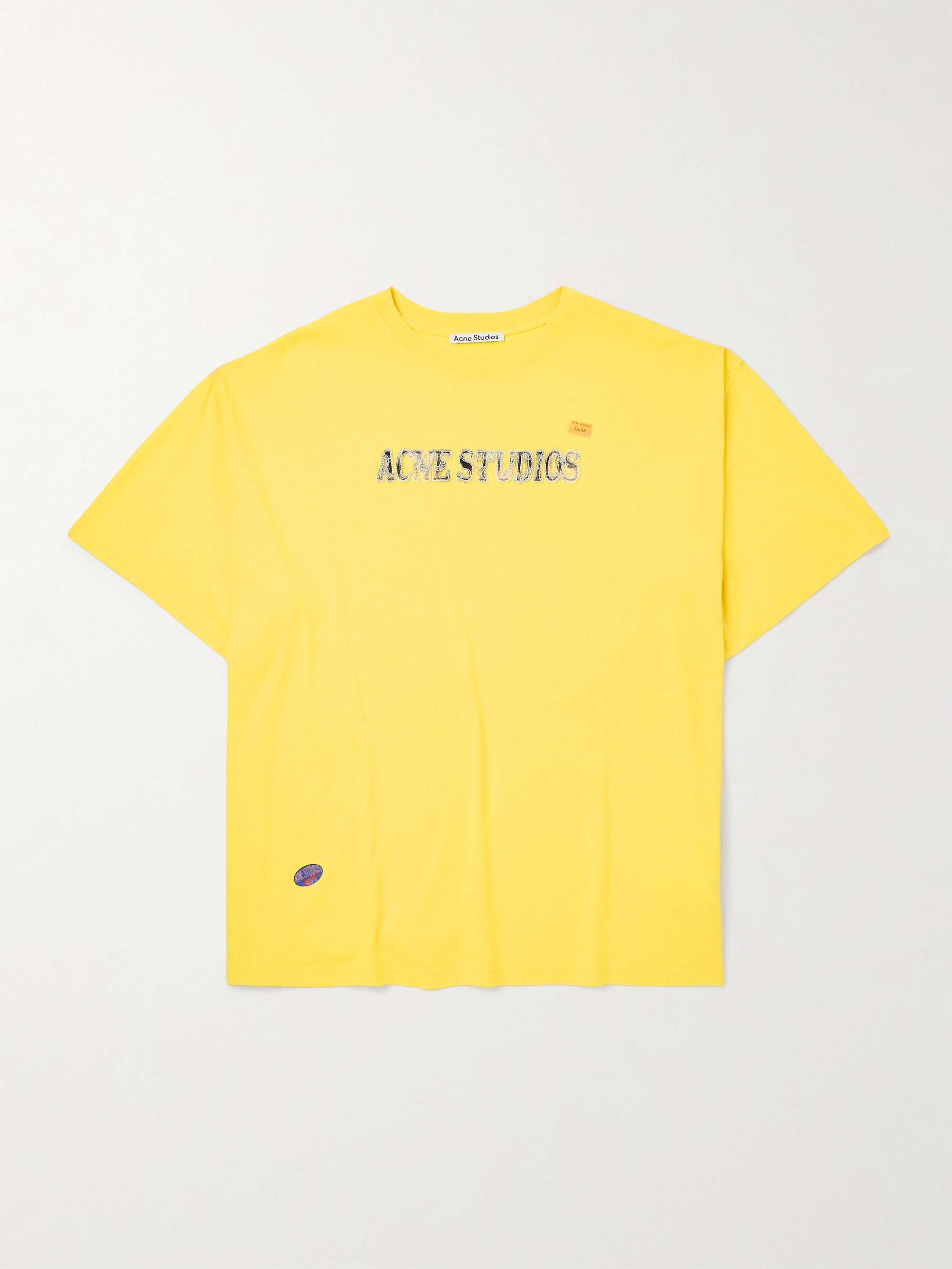 Oversized Logo-Appliquéd Cotton and Hemp-Blend Jersey T-Shirt hero visual