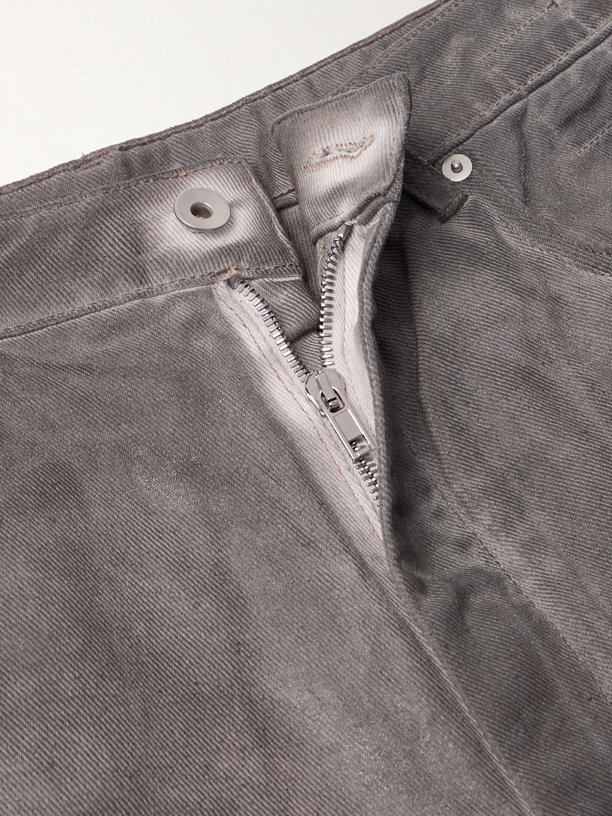 Geth Cutoffs Straight-Leg Denim Shorts view