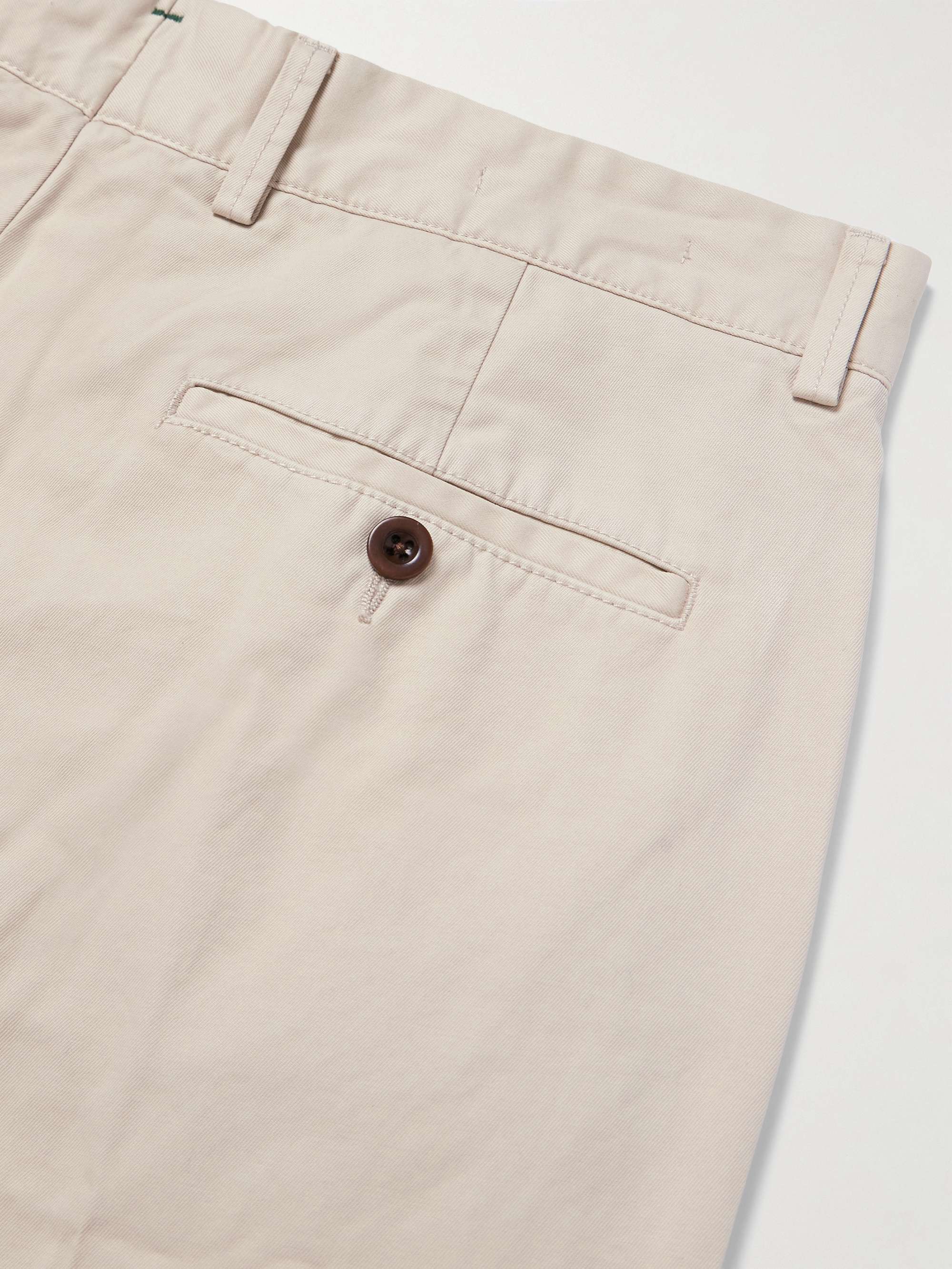 Field Slim-Fit Tapered Garment-Dyed Cotton-Twill Trousers view