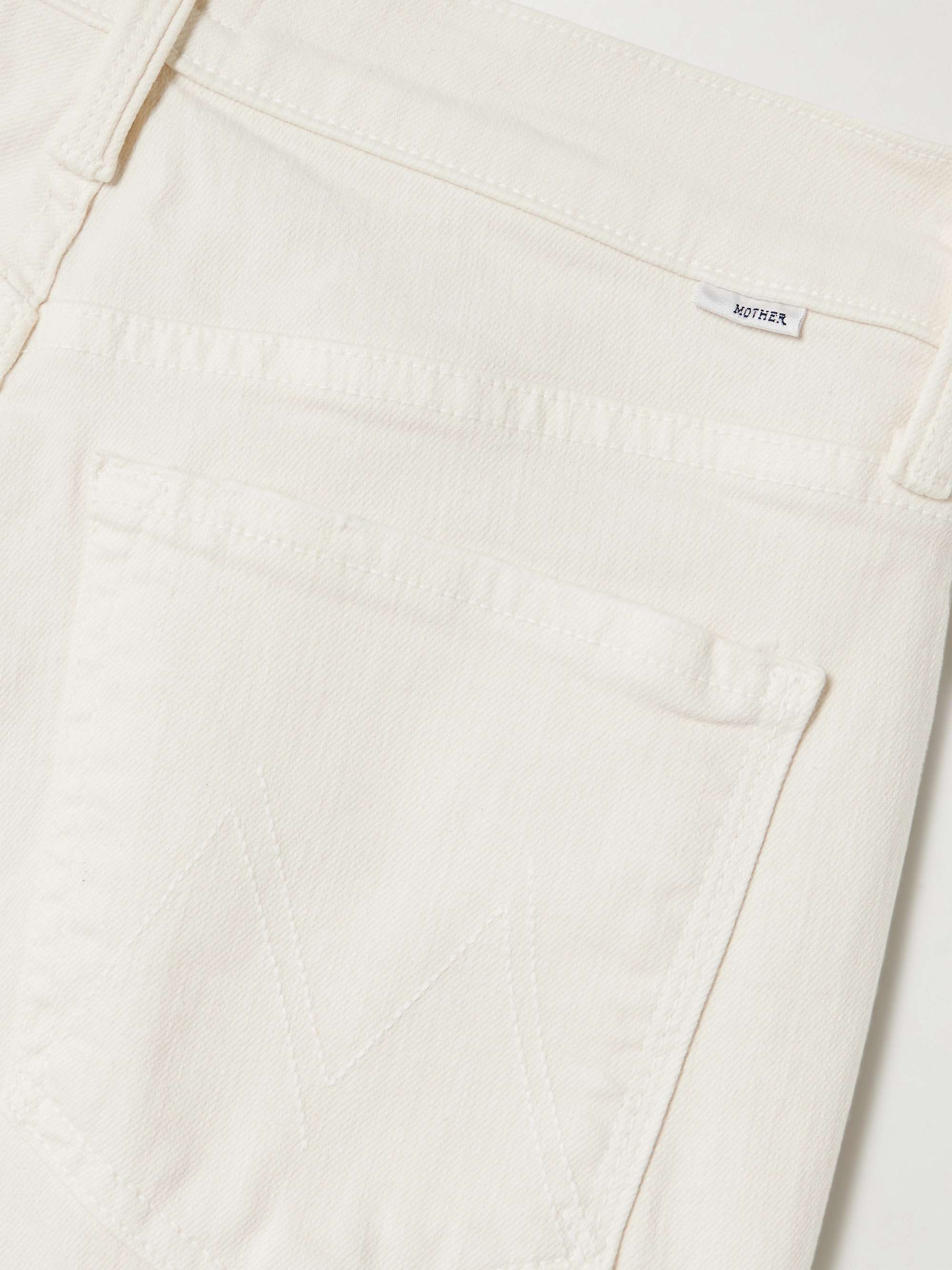 The Rambler Zip Ankle cropped straight-leg jeans view