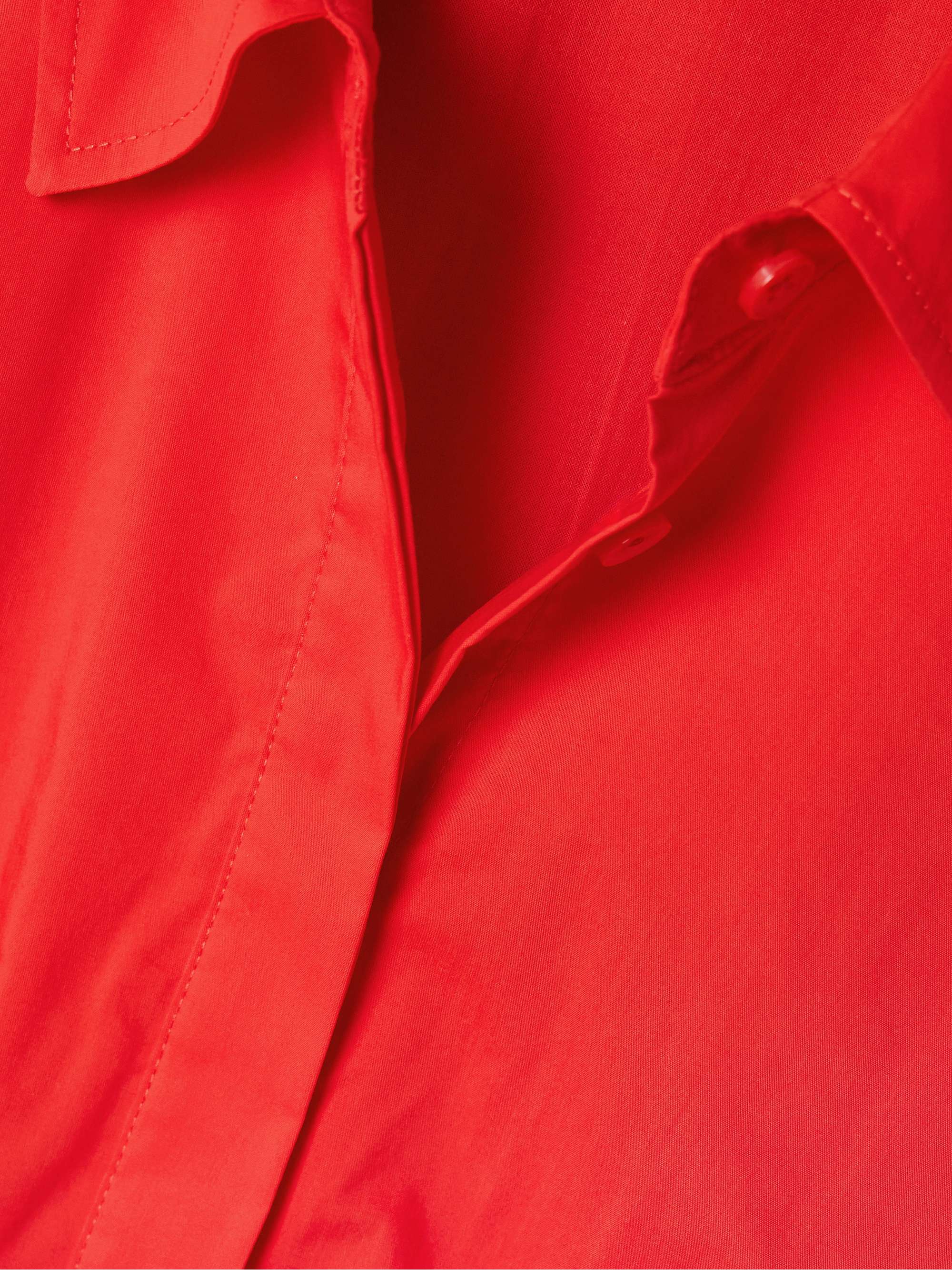 Jazz pleated cotton-blend poplin midi shirt dress view