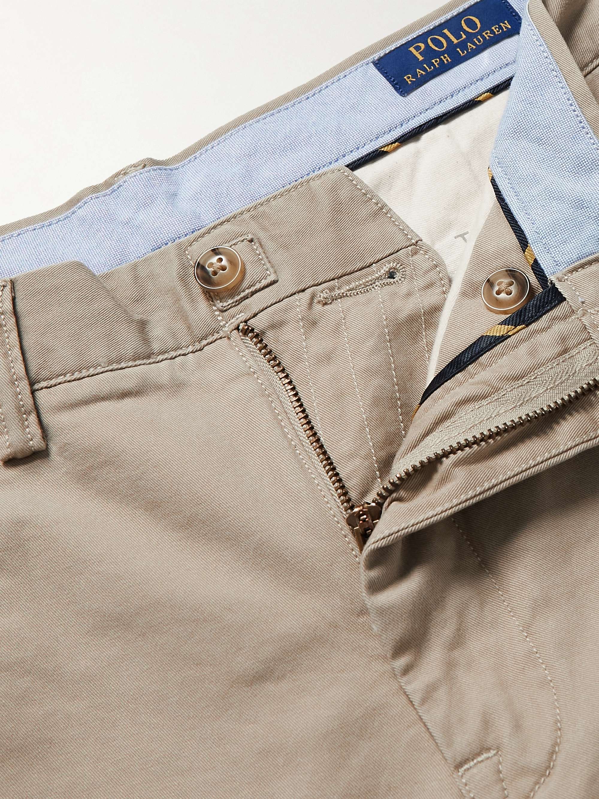 Brushed Stretch-Cotton Twill Chino Shorts view