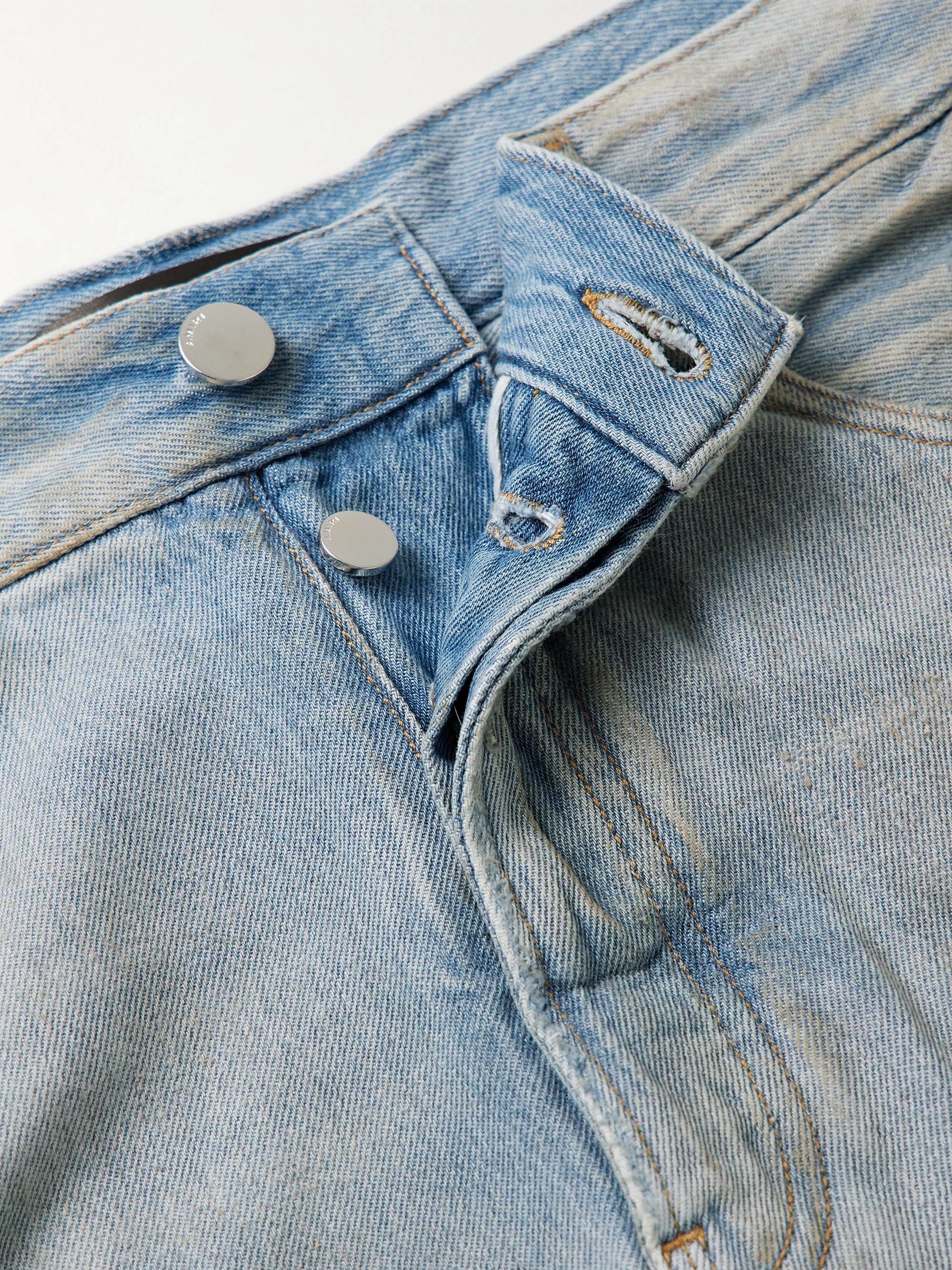 Carpenter Straight-Leg Distressed Jeans view