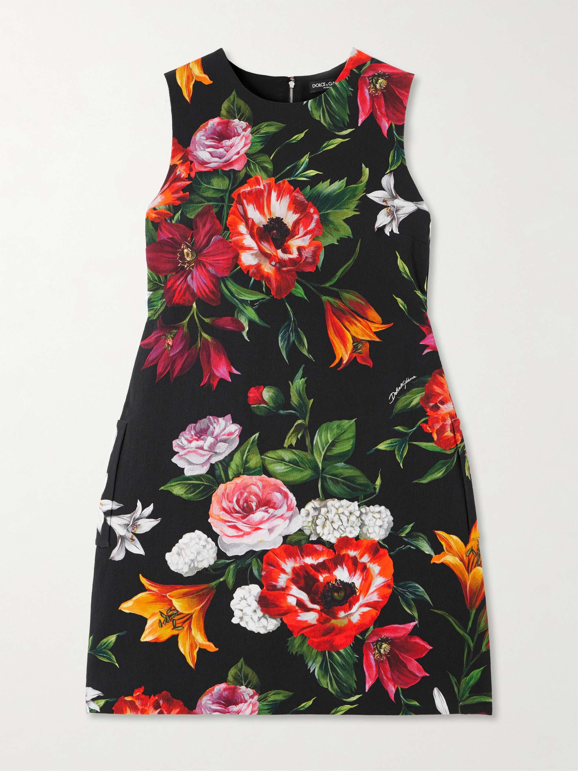 Floral-print jersey mini dress hero visual