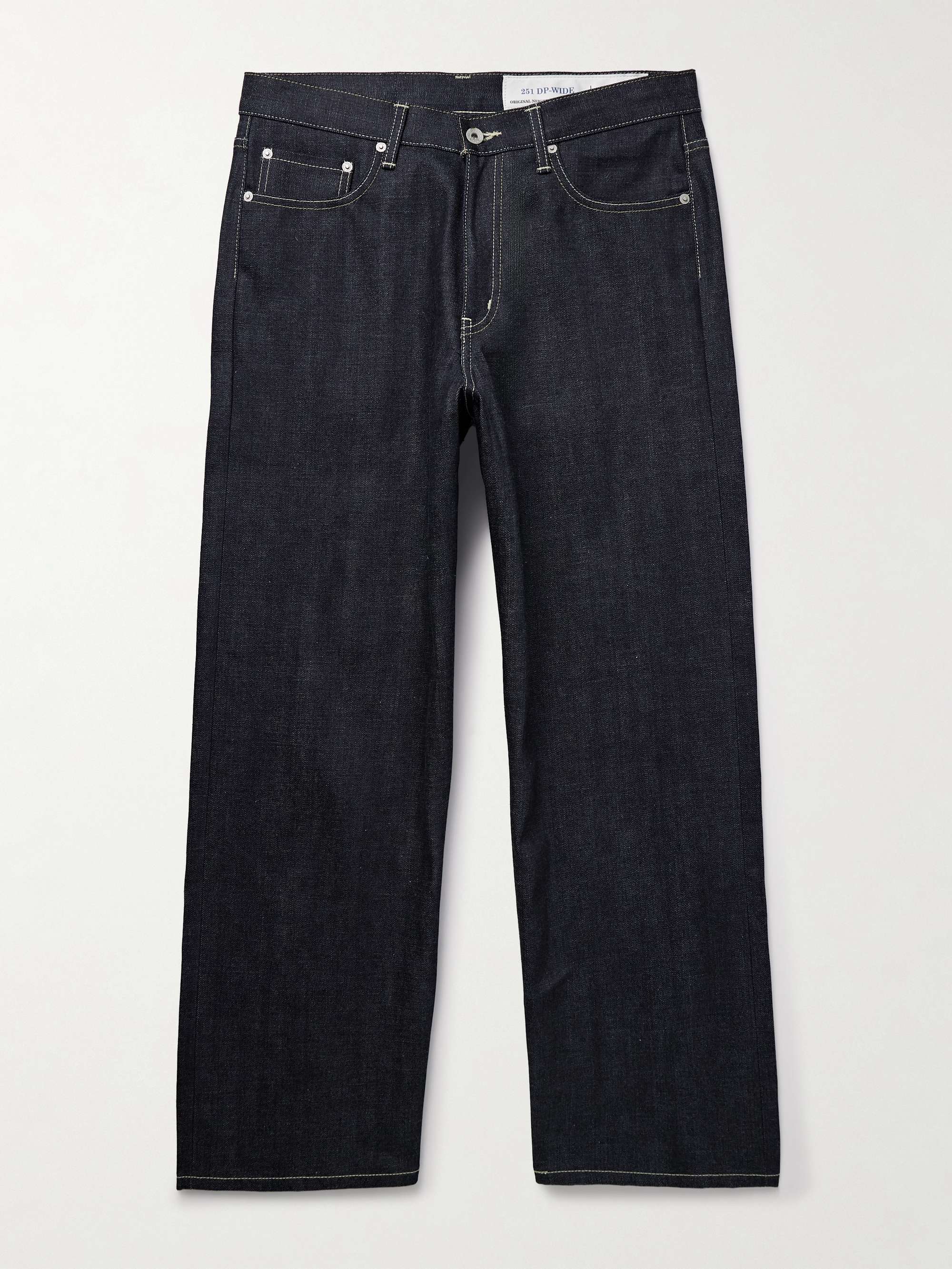 DP Straight-Leg Selvedge Jeans hero visual