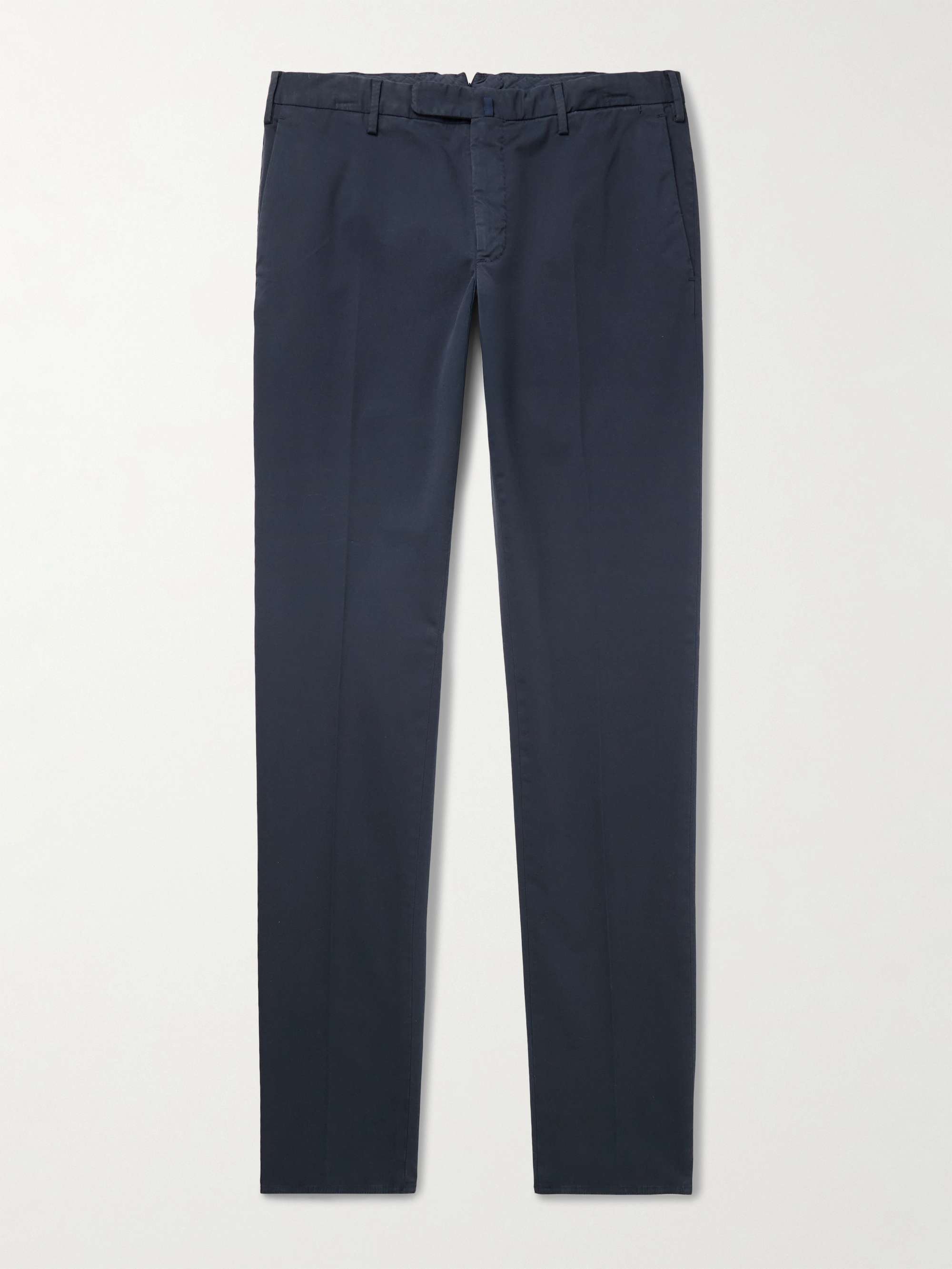 Venezia 1951 Slim-Fit Stretch-Cotton Twill Trousers hero visual