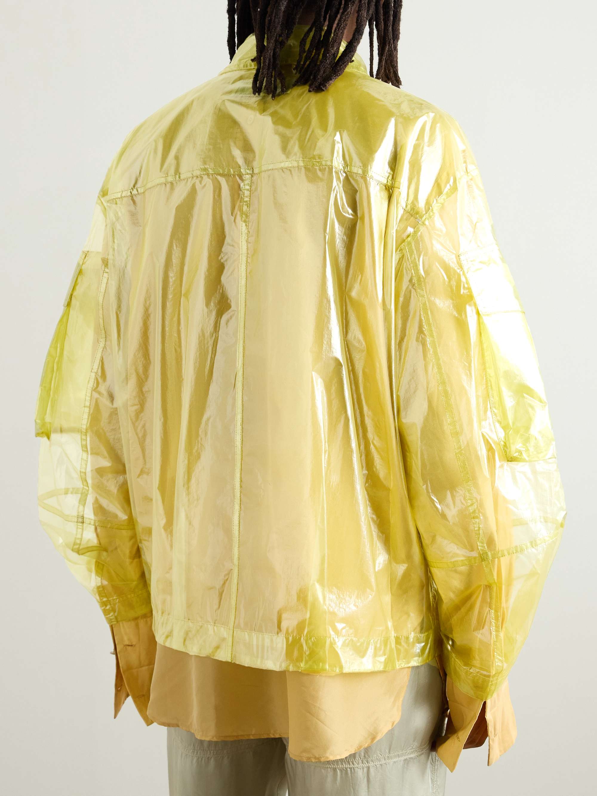 Crinkled-Nylon Field Jacket view