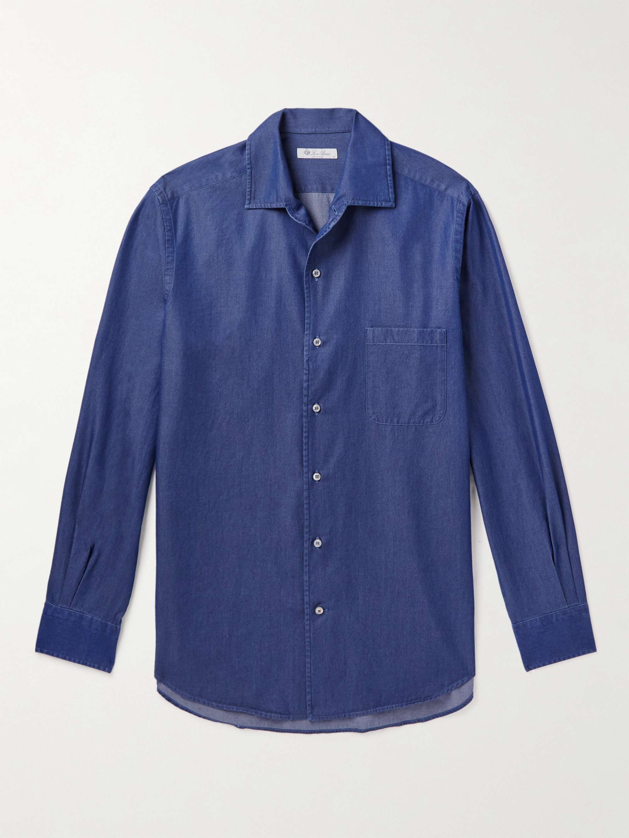 Washed Cotton-Chambray Shirt hero visual