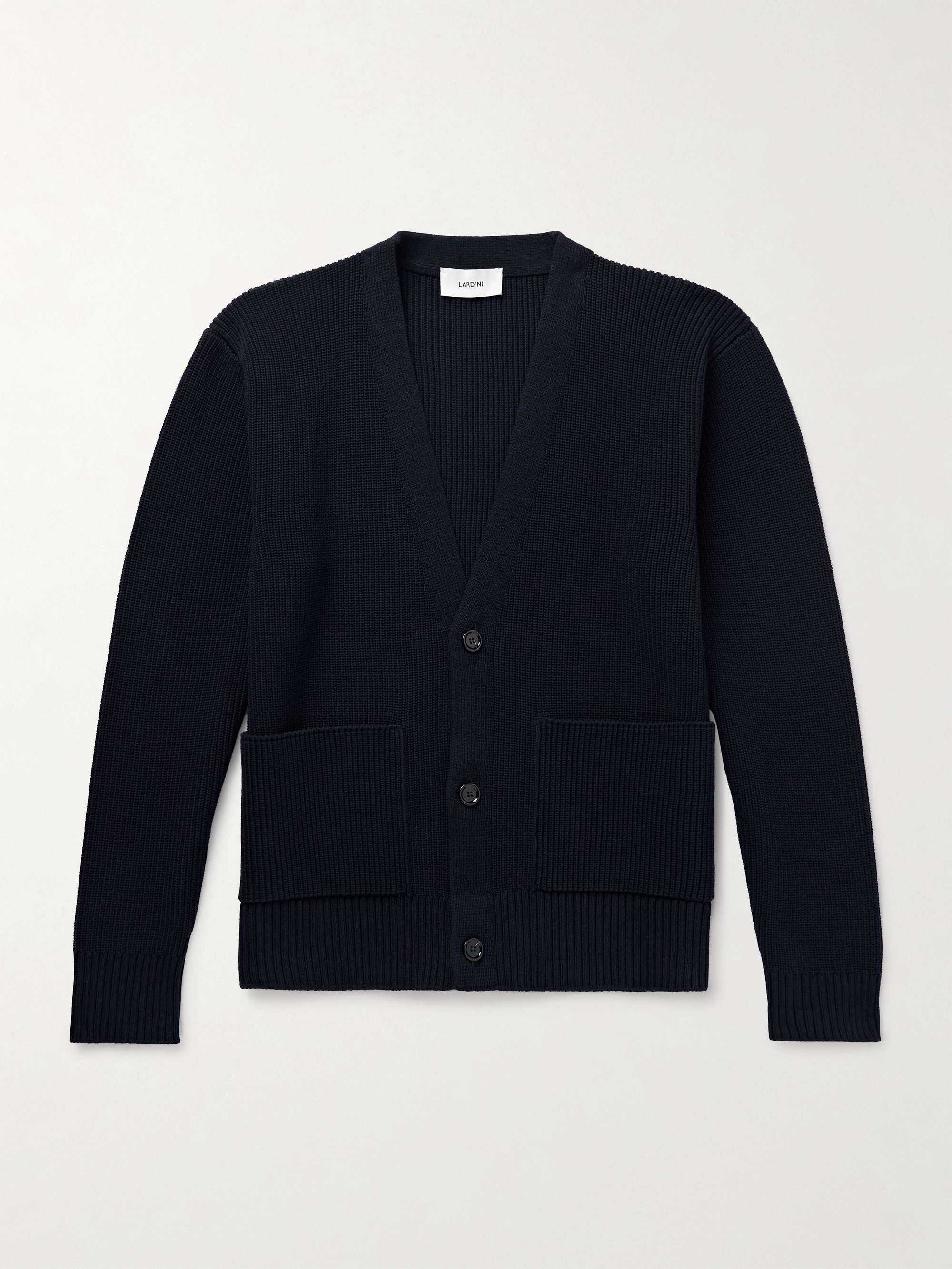 Ribbed Cotton Cardigan hero visual
