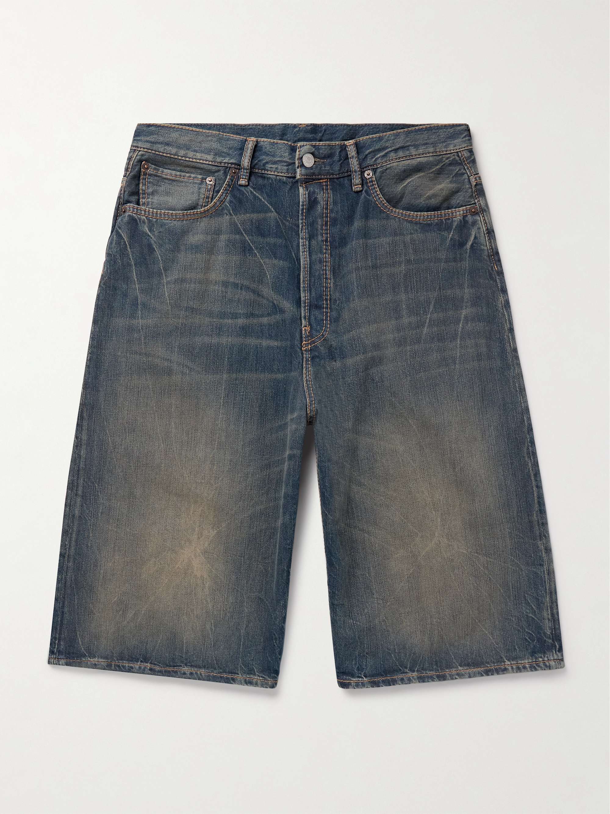 Judda Straight-Leg Denim Shorts hero visual