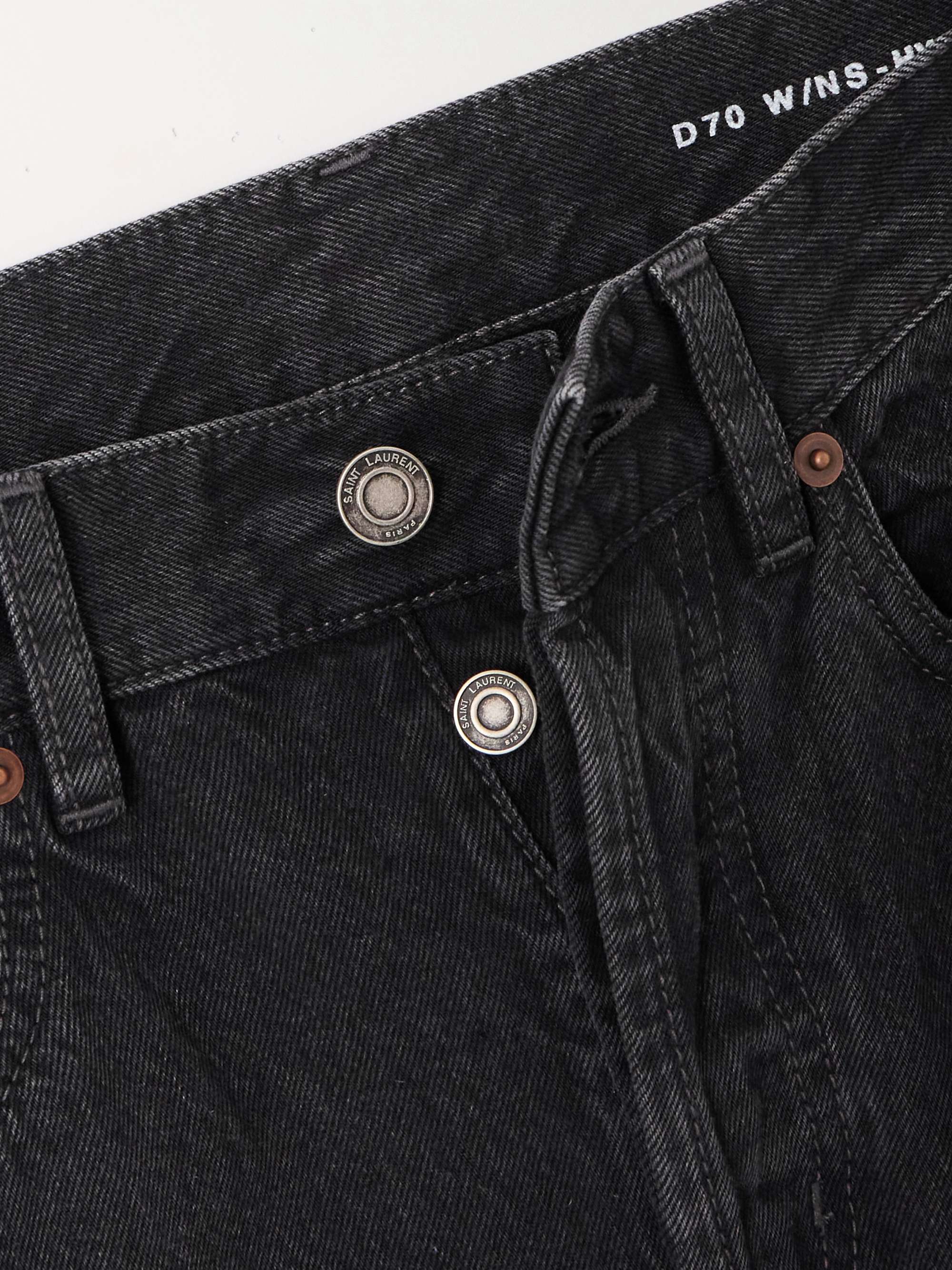 Mid-rise slim-leg jeans view