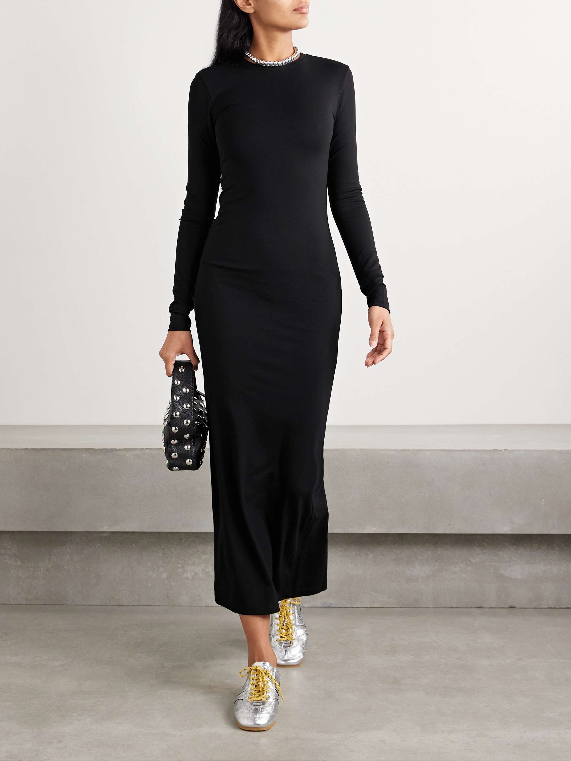 Charity stretch-TENCEL™ Lyocell jersey midi dress view