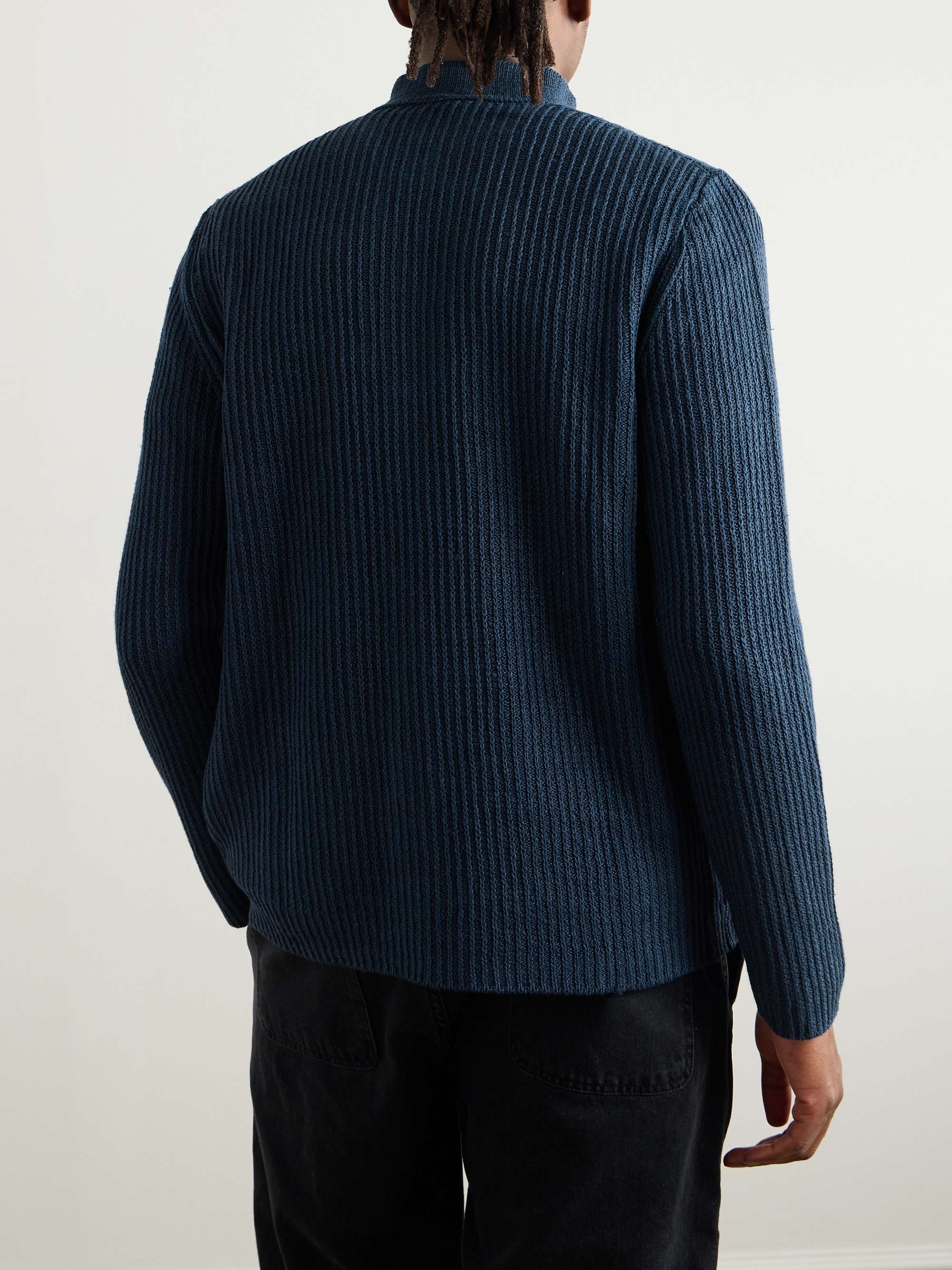 Ribbed Linen Cardigan view
