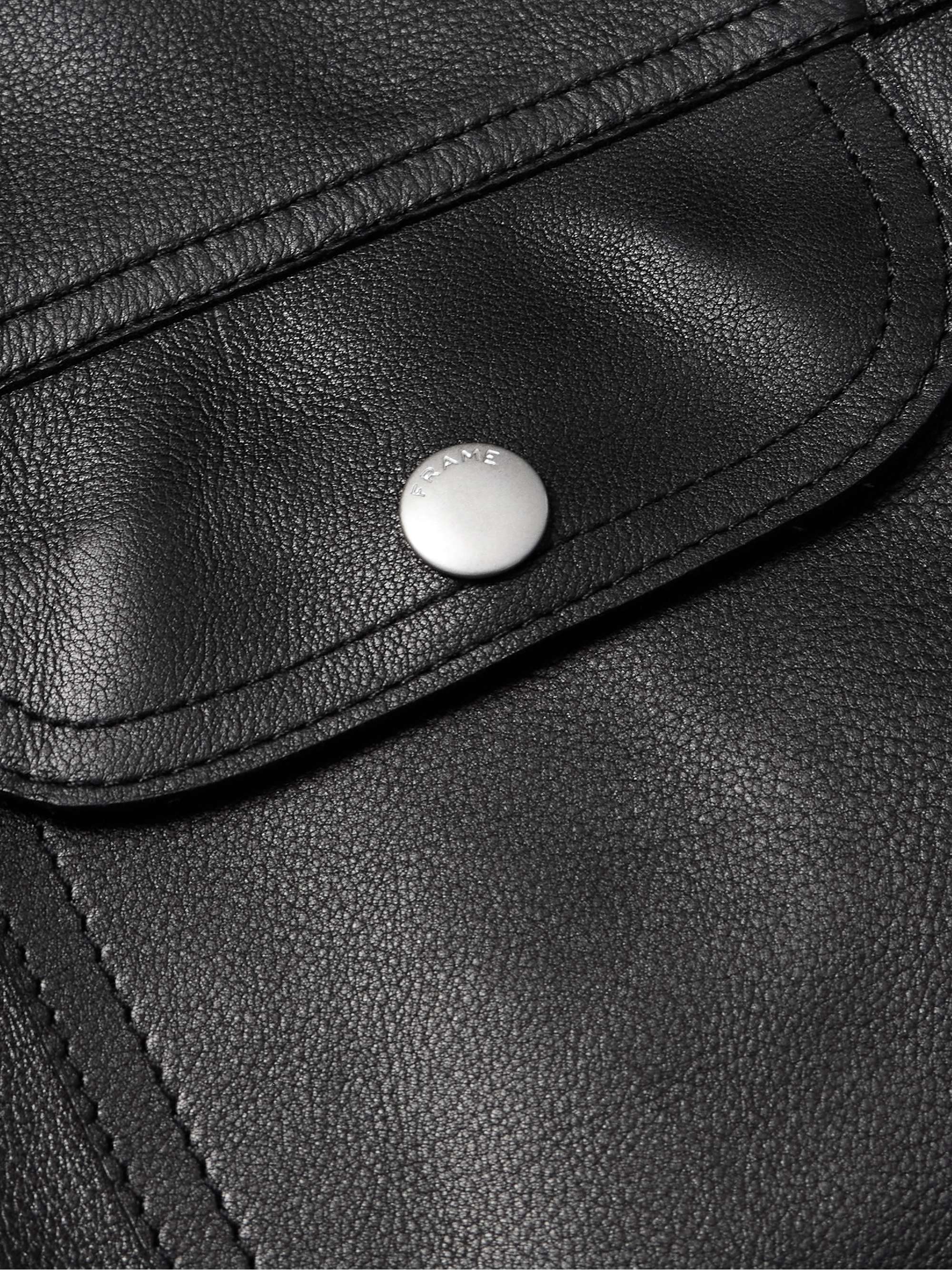 Leather Trucker Jacket view