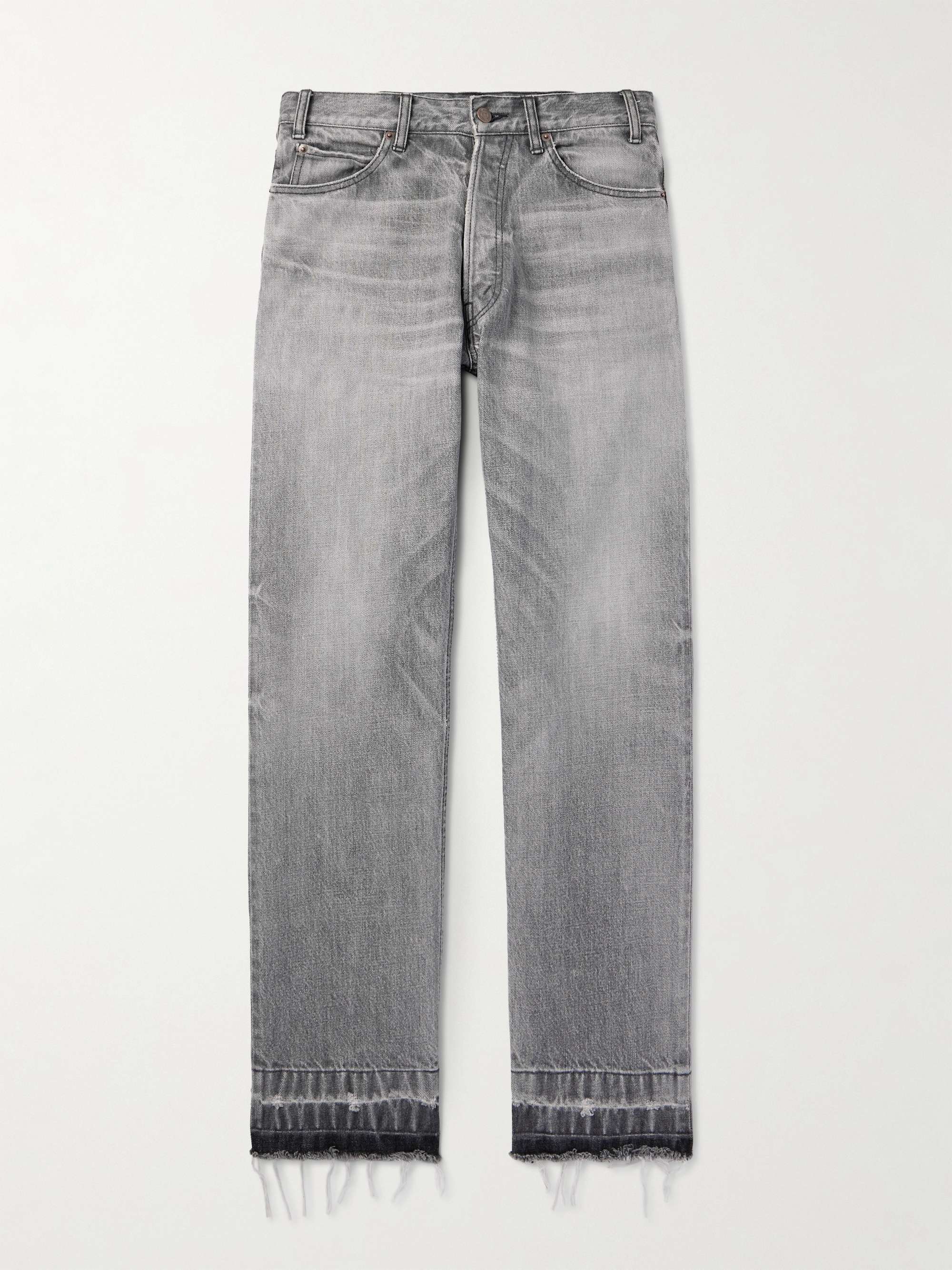 Valley Straight-Leg Distressed Jeans hero visual