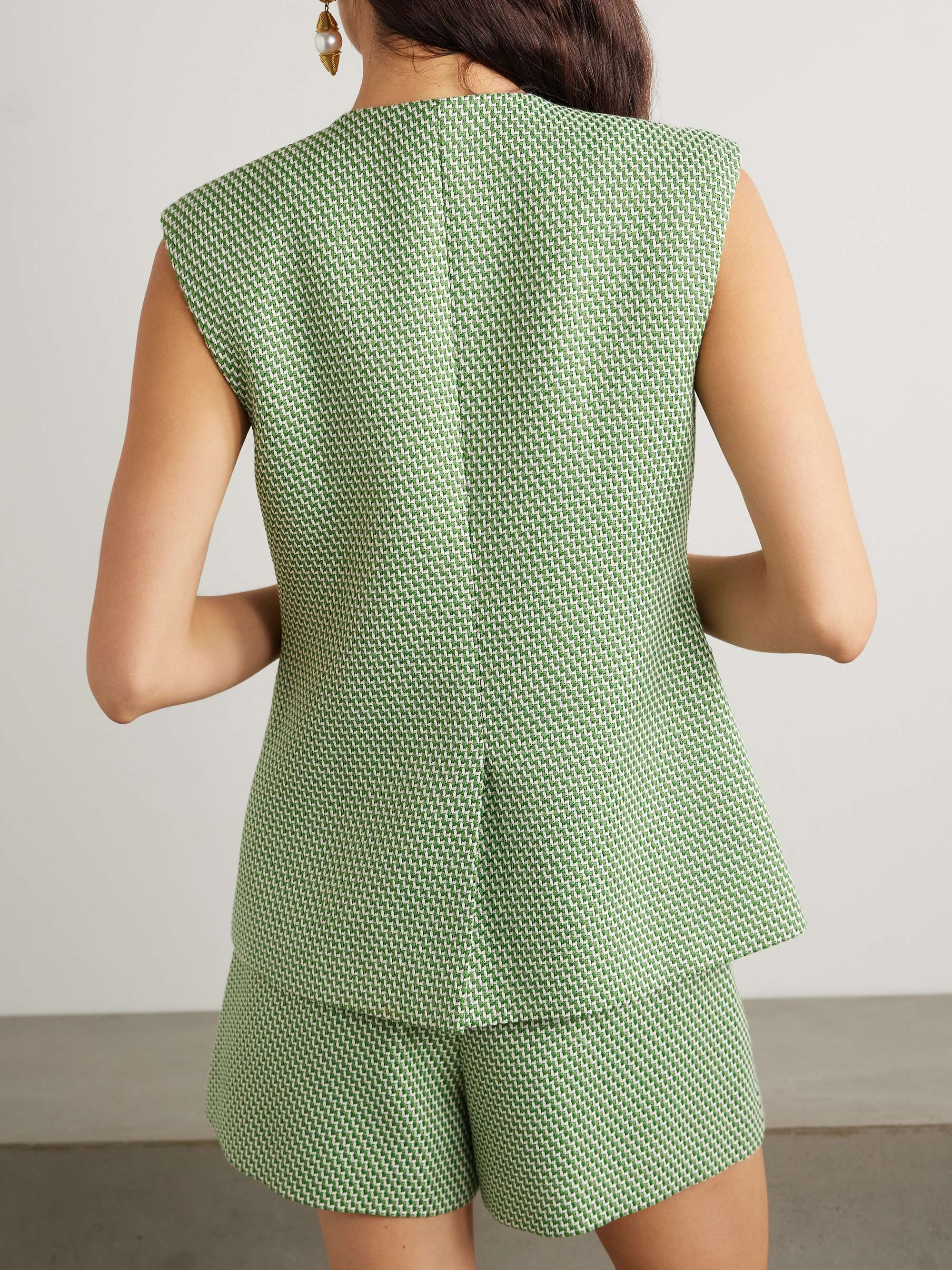 Tamara woven vest view