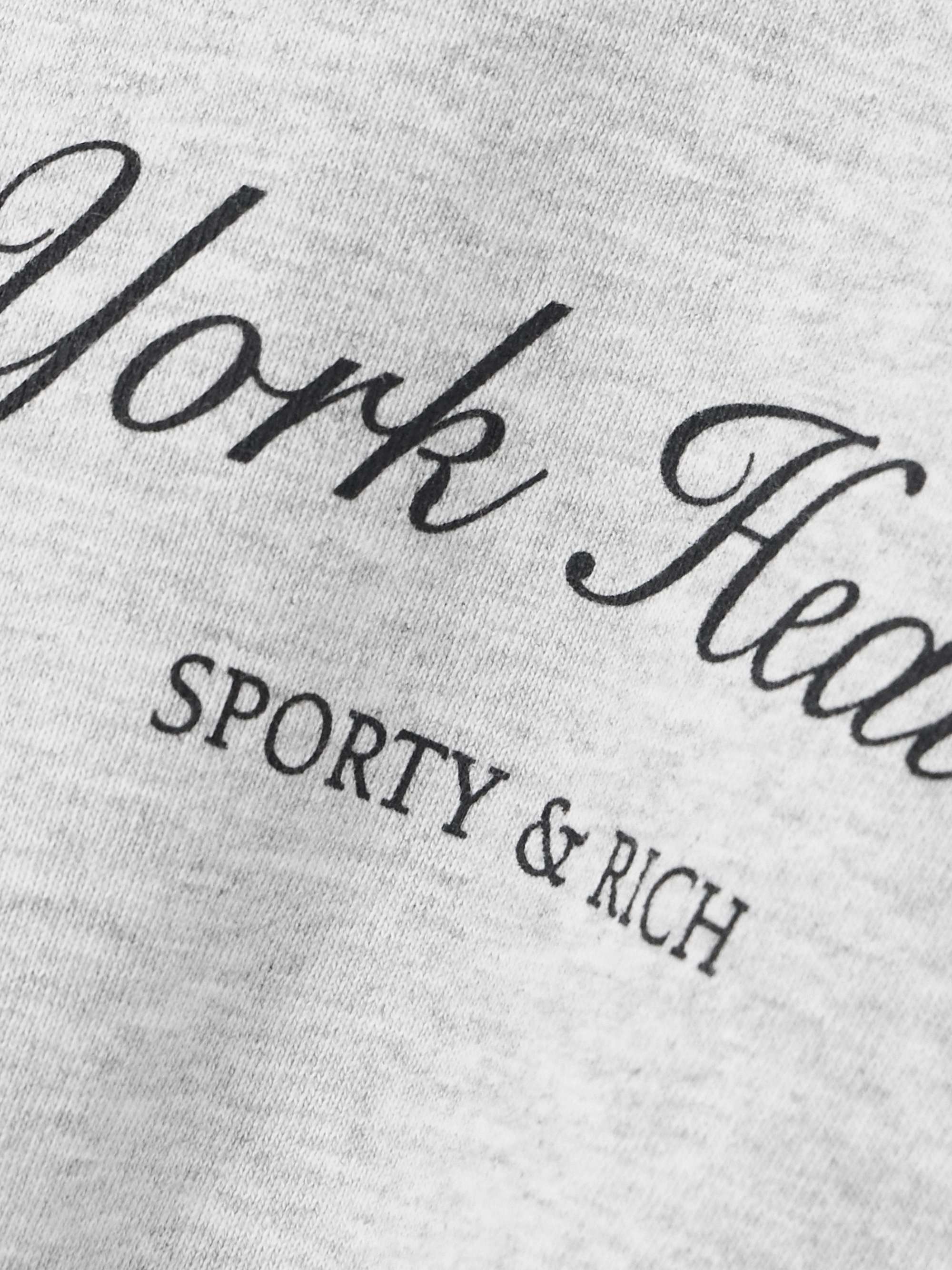 NY Health Club printed cotton-blend jersey sweatshirt view