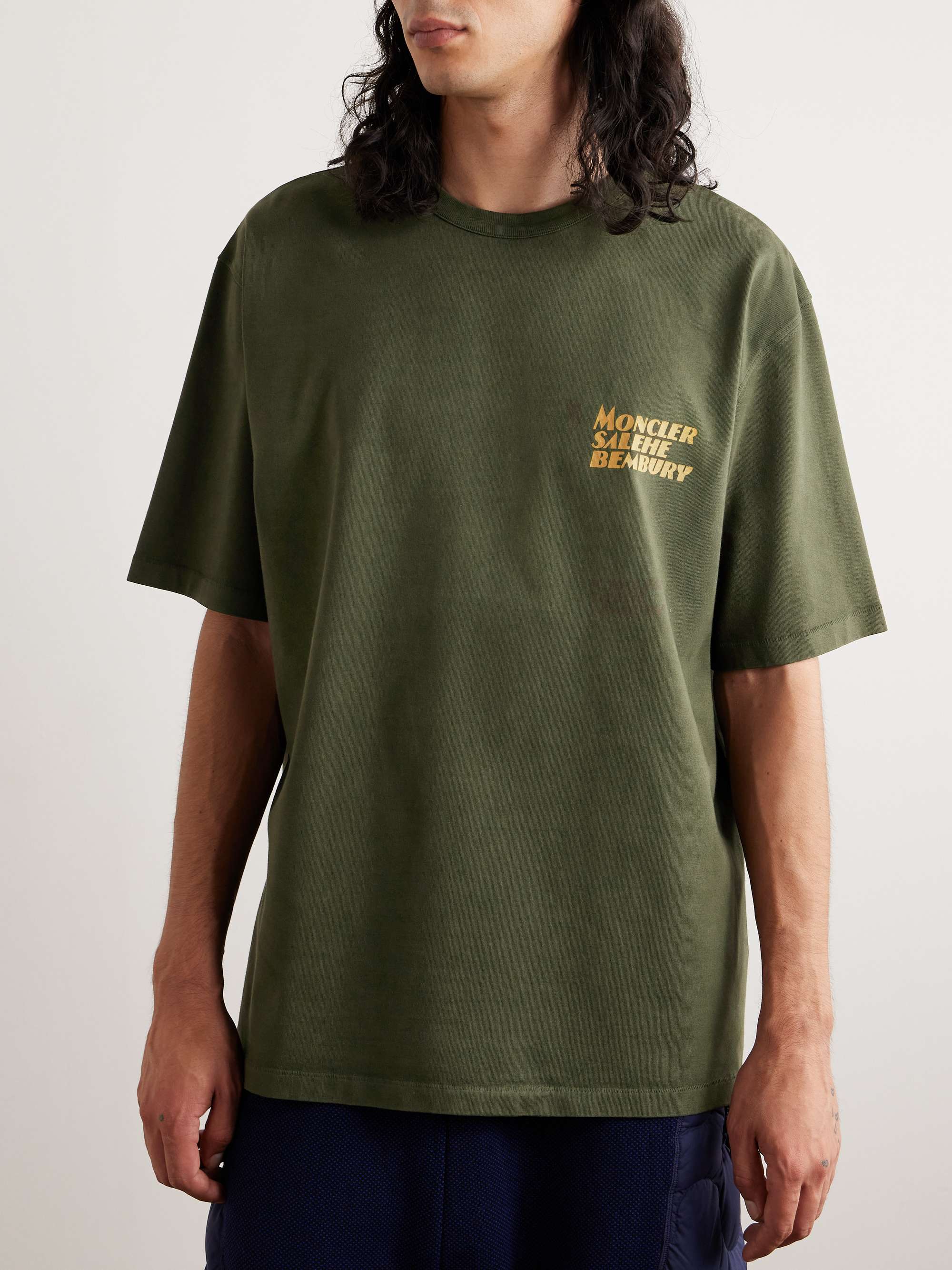 + Salehe Bembury Logo-Print Cotton-Jersey T-Shirt view