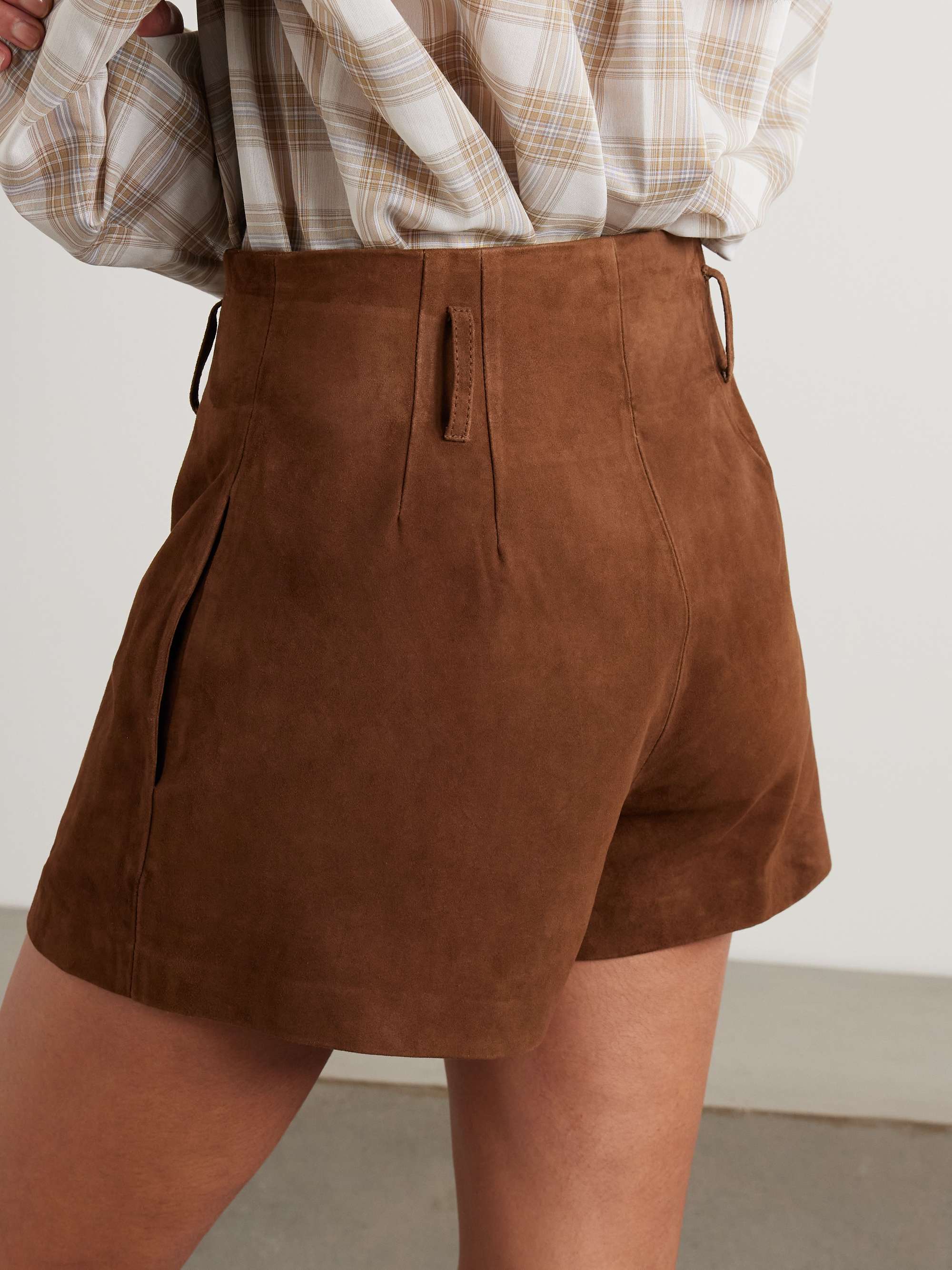 Lise suede shorts view