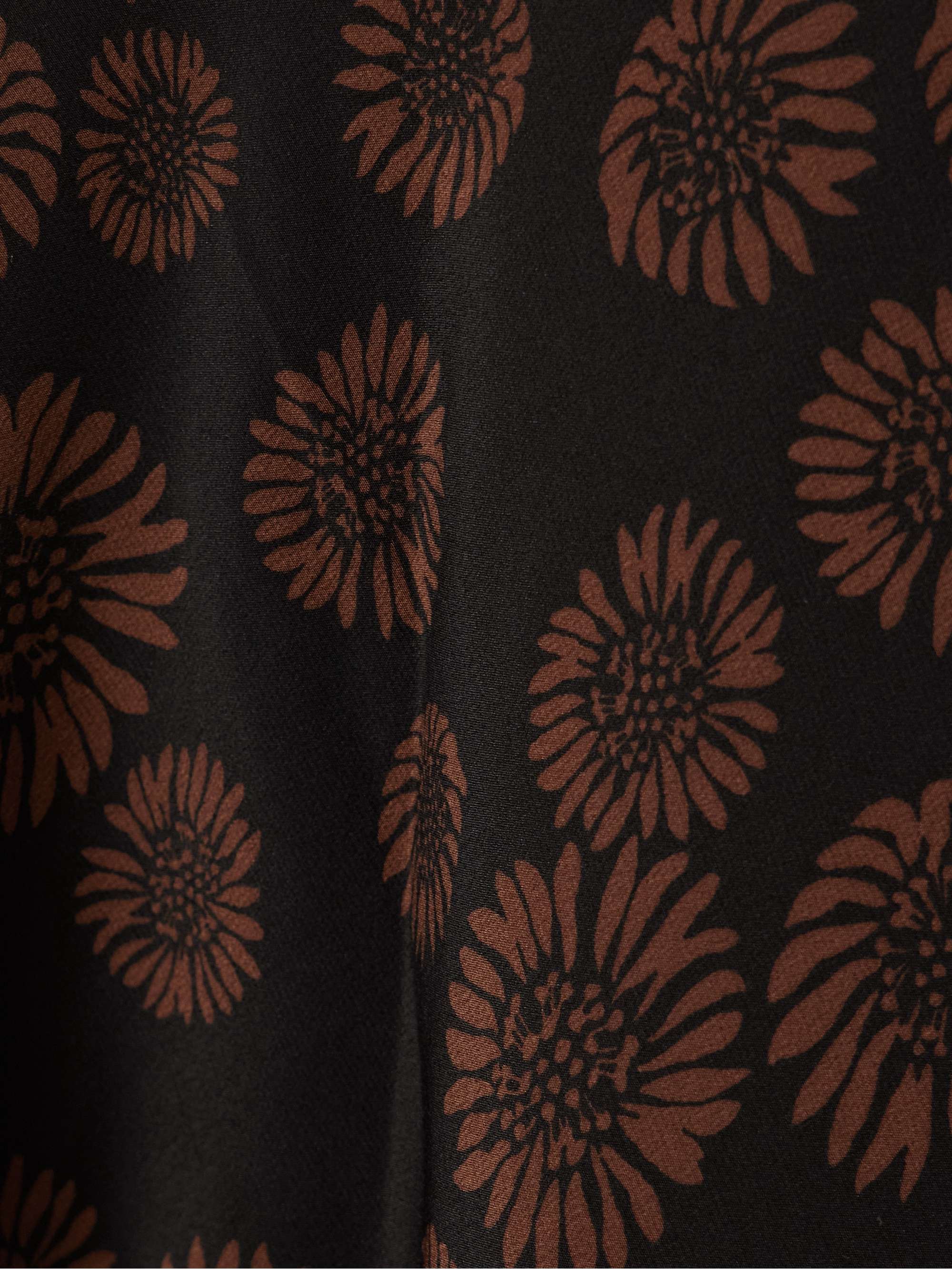 Floral-print silk crepe de chine maxi dress view