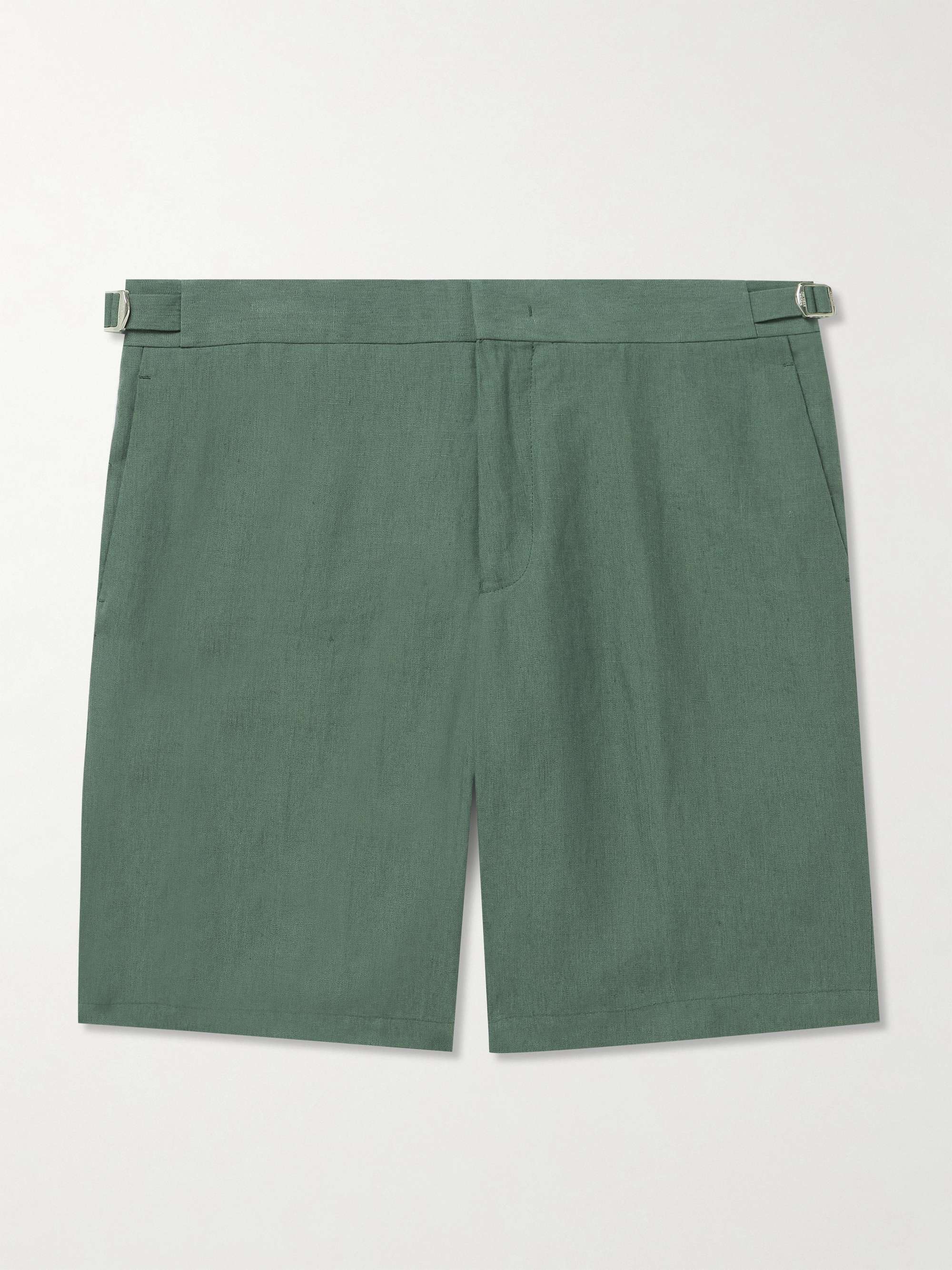 Norwich Straight-Leg Linen Shorts hero visual