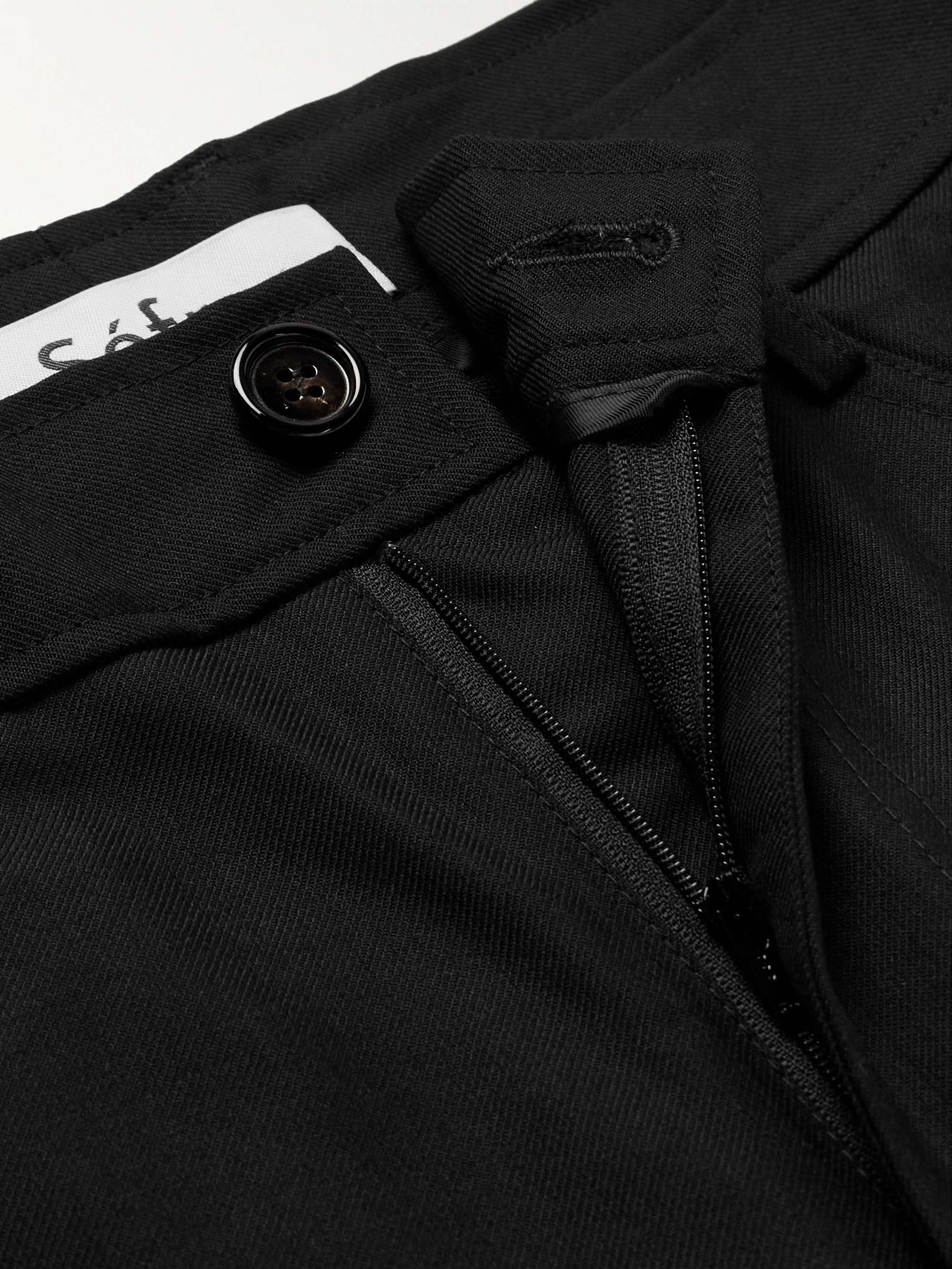 Jiro Wide-Leg Wool-Blend Twill Trousers view