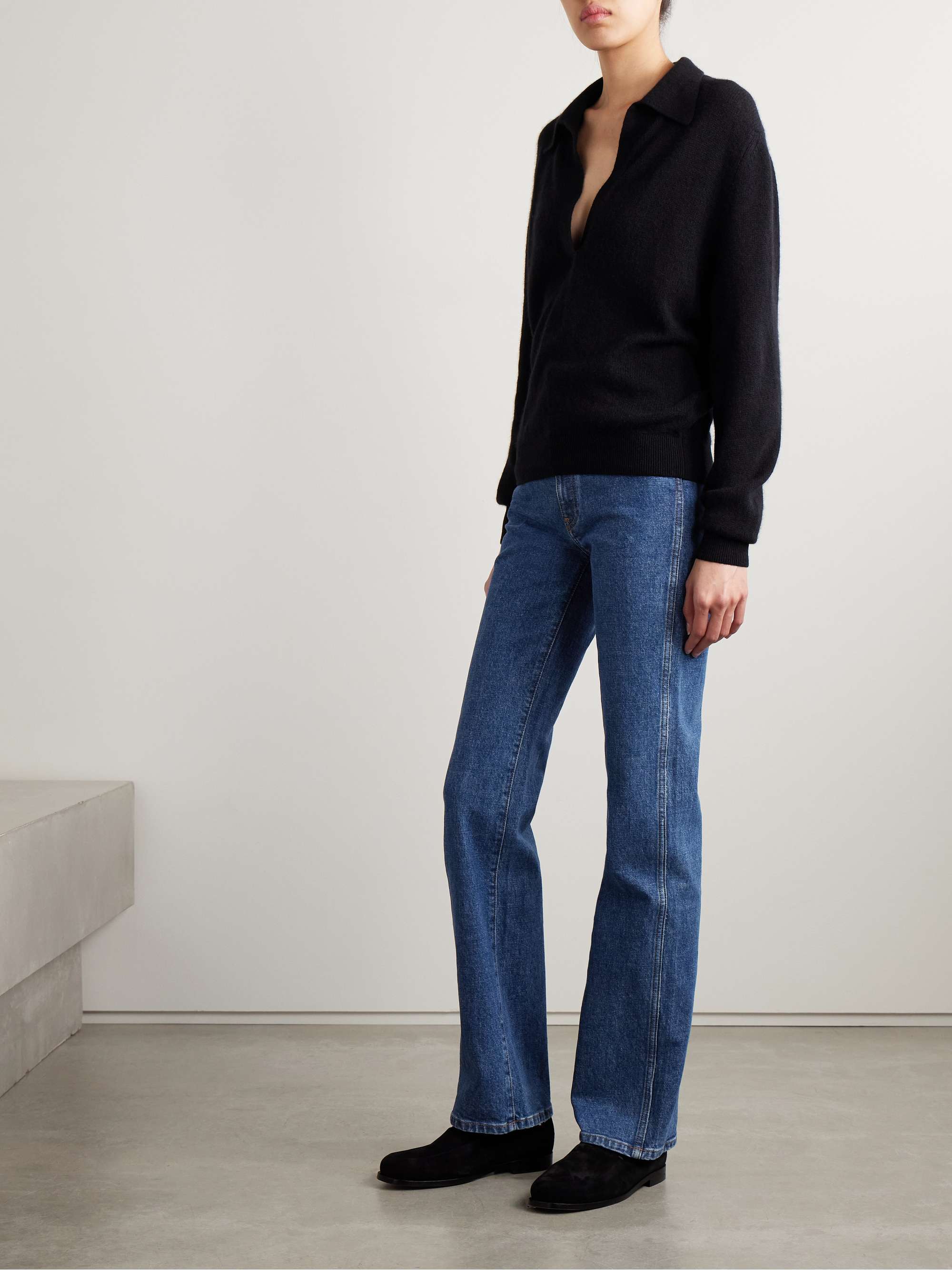 Danielle high-rise slim-leg jeans view