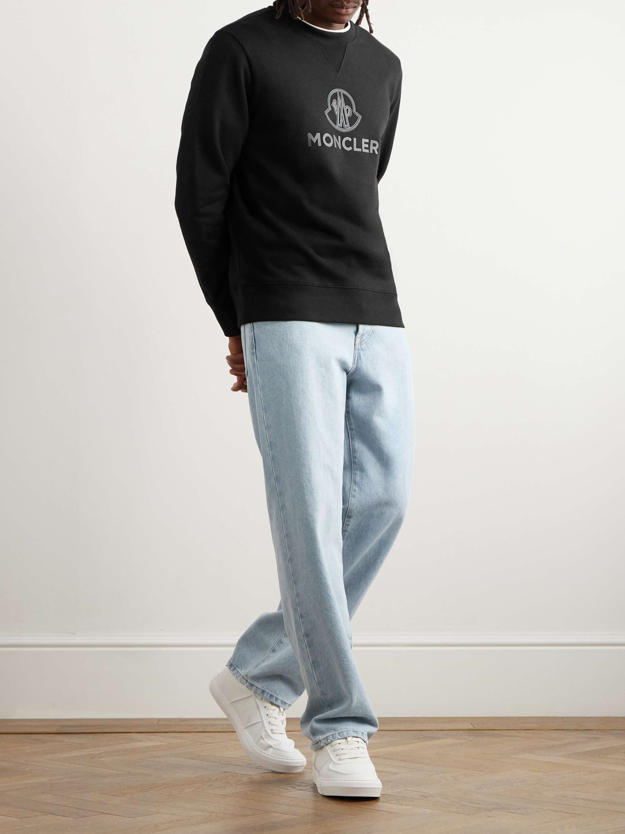 Logo-Appliquéd Cotton and Cashmere-Blend Jersey Sweatshirt view