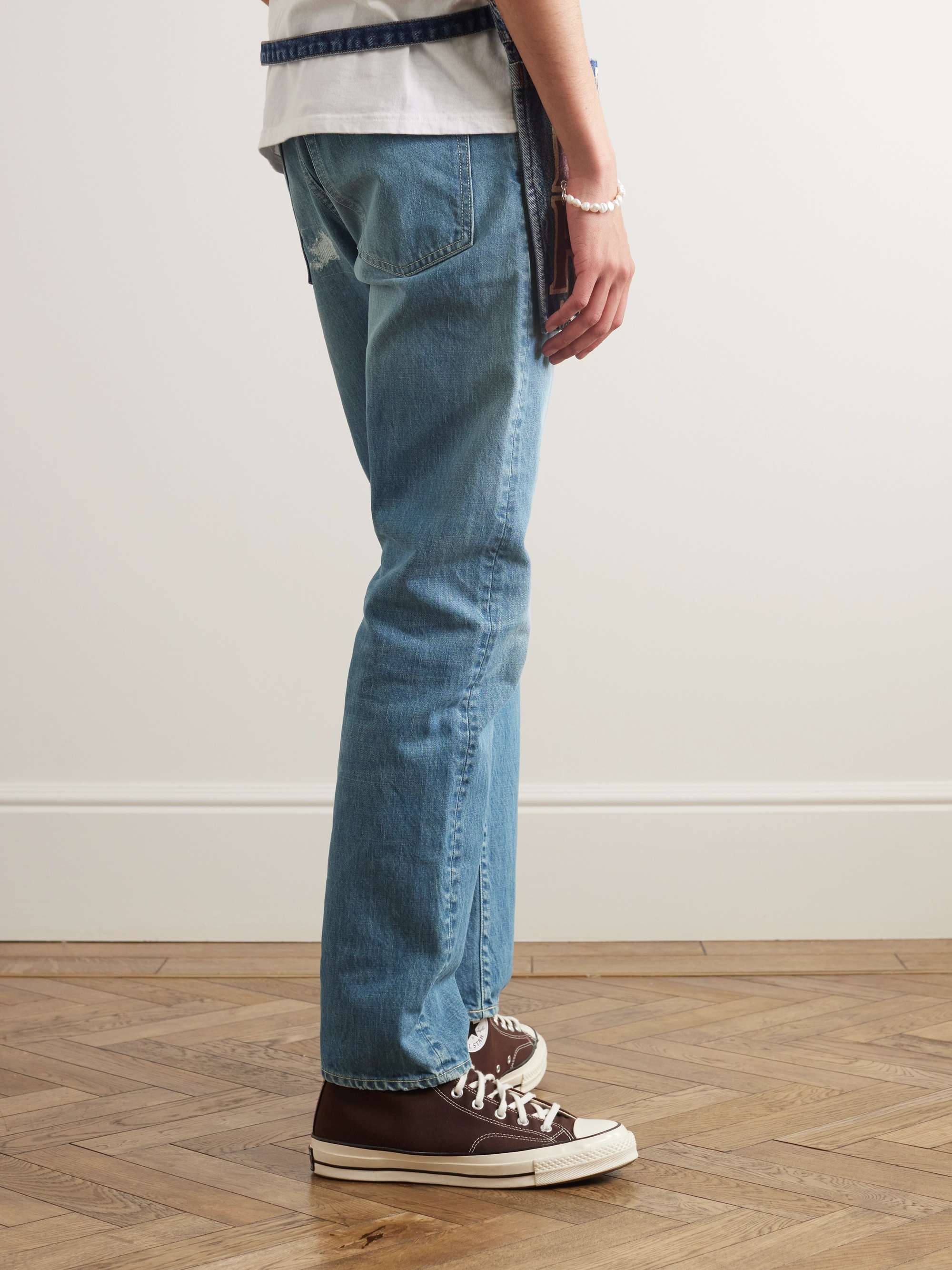 Monkey CISCO Slim-Fit Distressed Jeans view