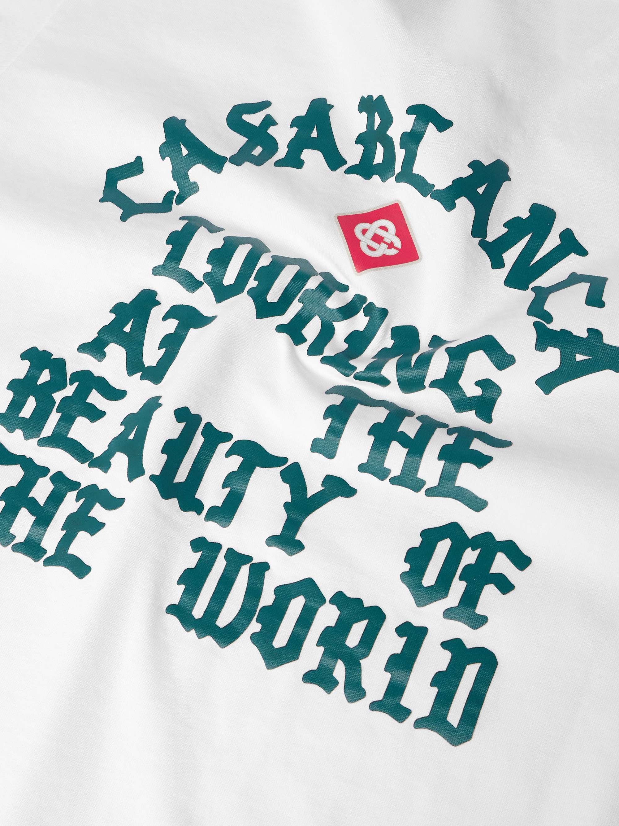 Looking at the Beauty of the World Logo-Print Organic Cotton-Jersey T-Shirt view