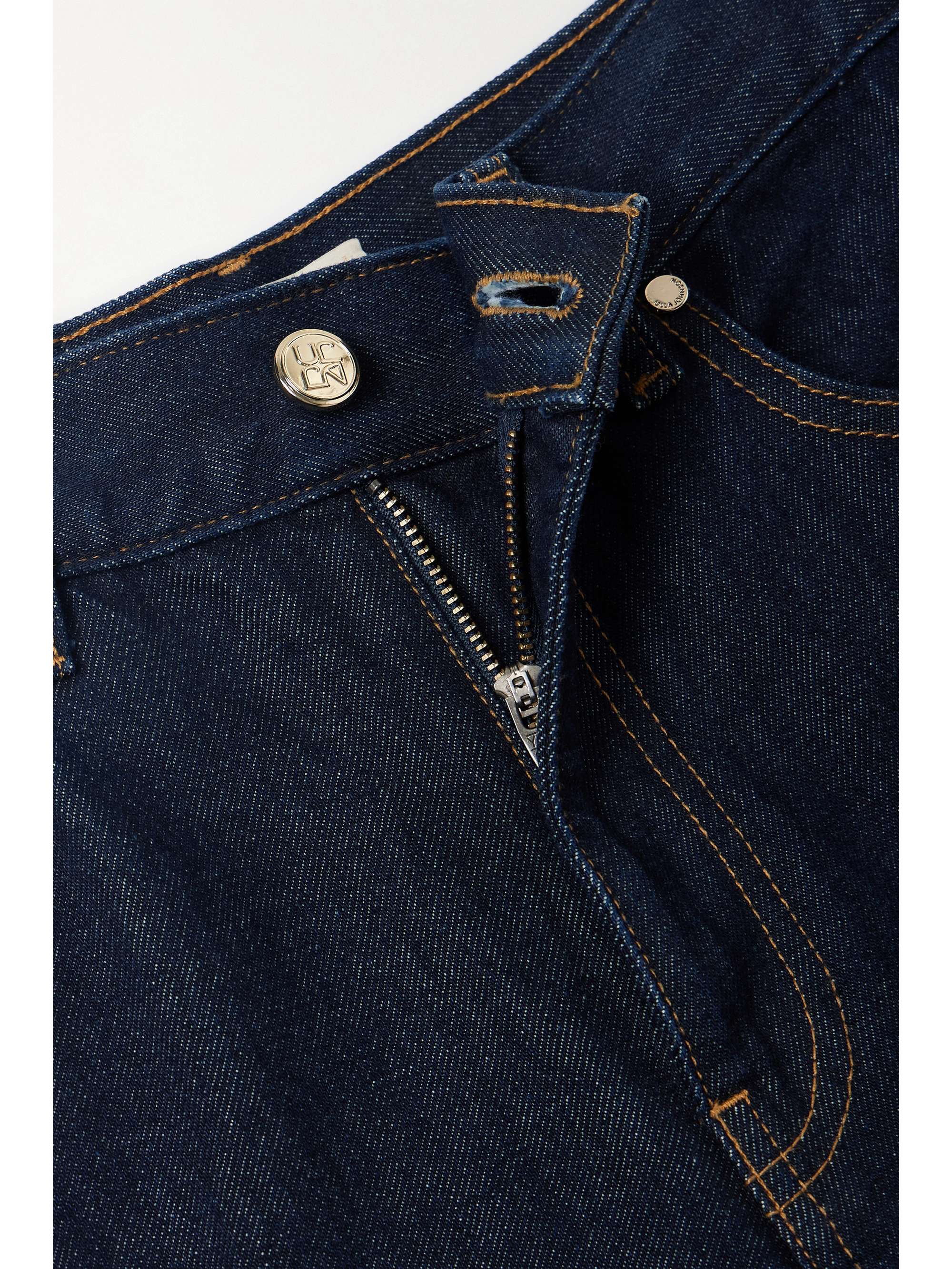 The Genevieve high-rise wide-leg jeans view