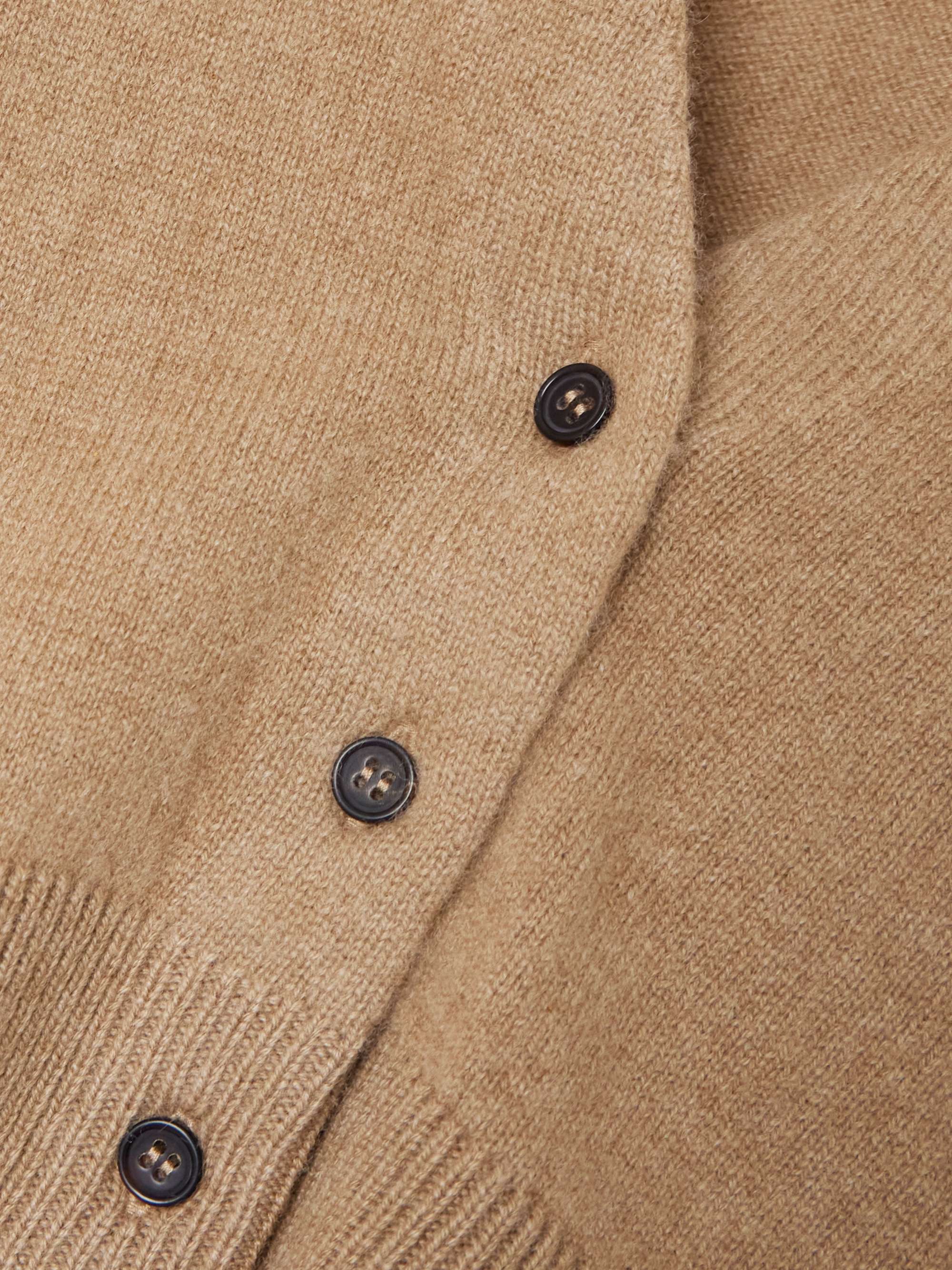 Sydney cropped organic cashmere cardigan view