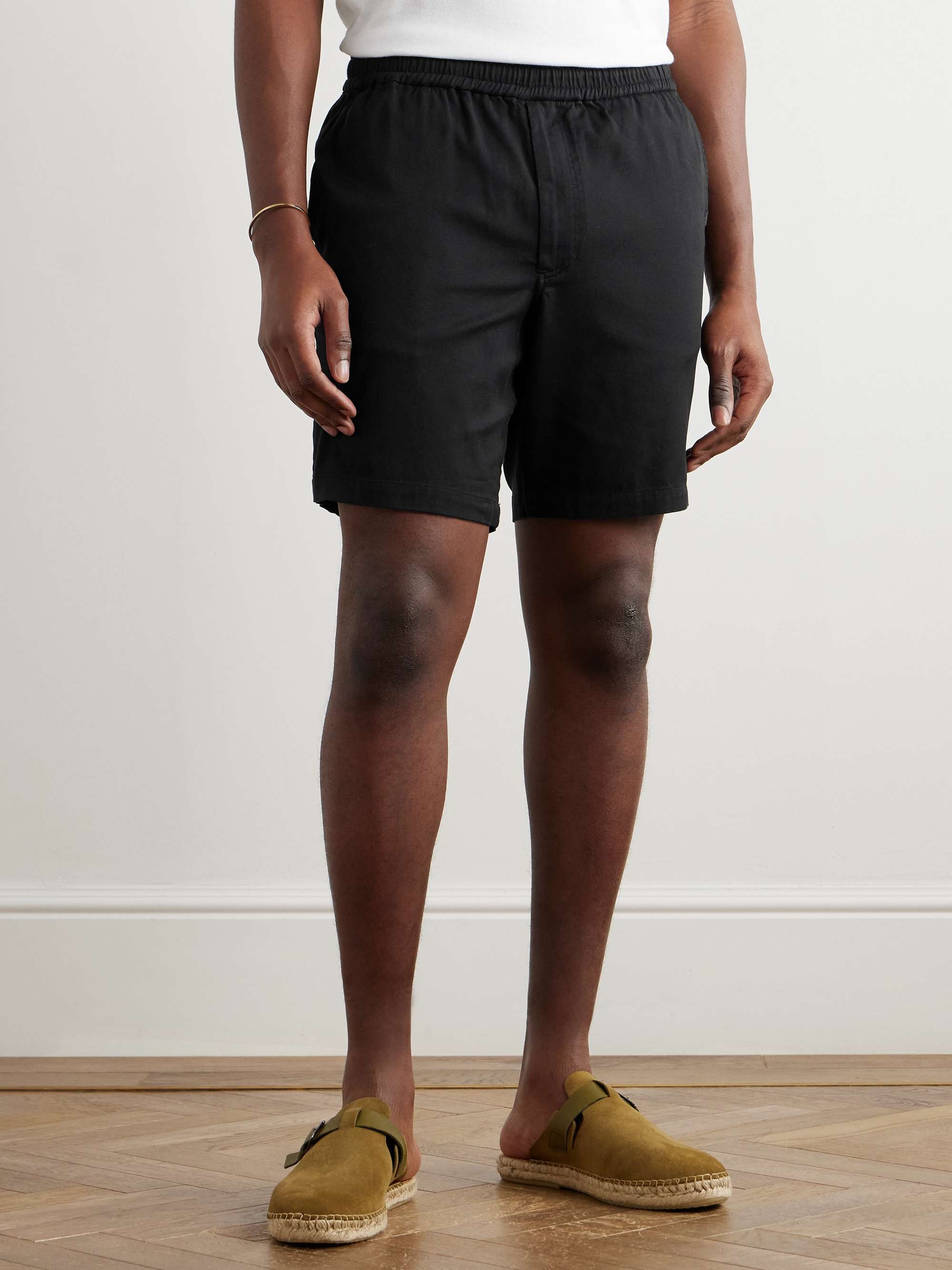 Harris Straight-Leg Lyocell-Blend Shorts view