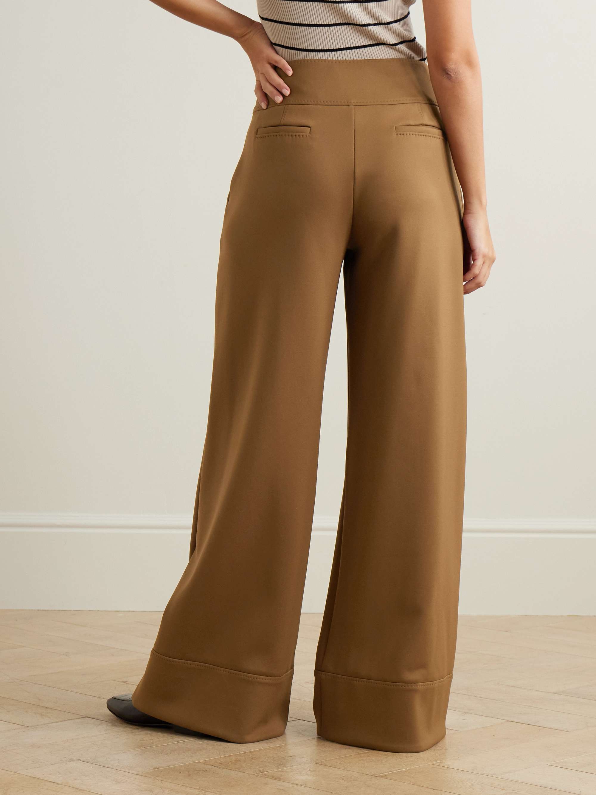 Fagiani stretch-twill wide-leg pants view