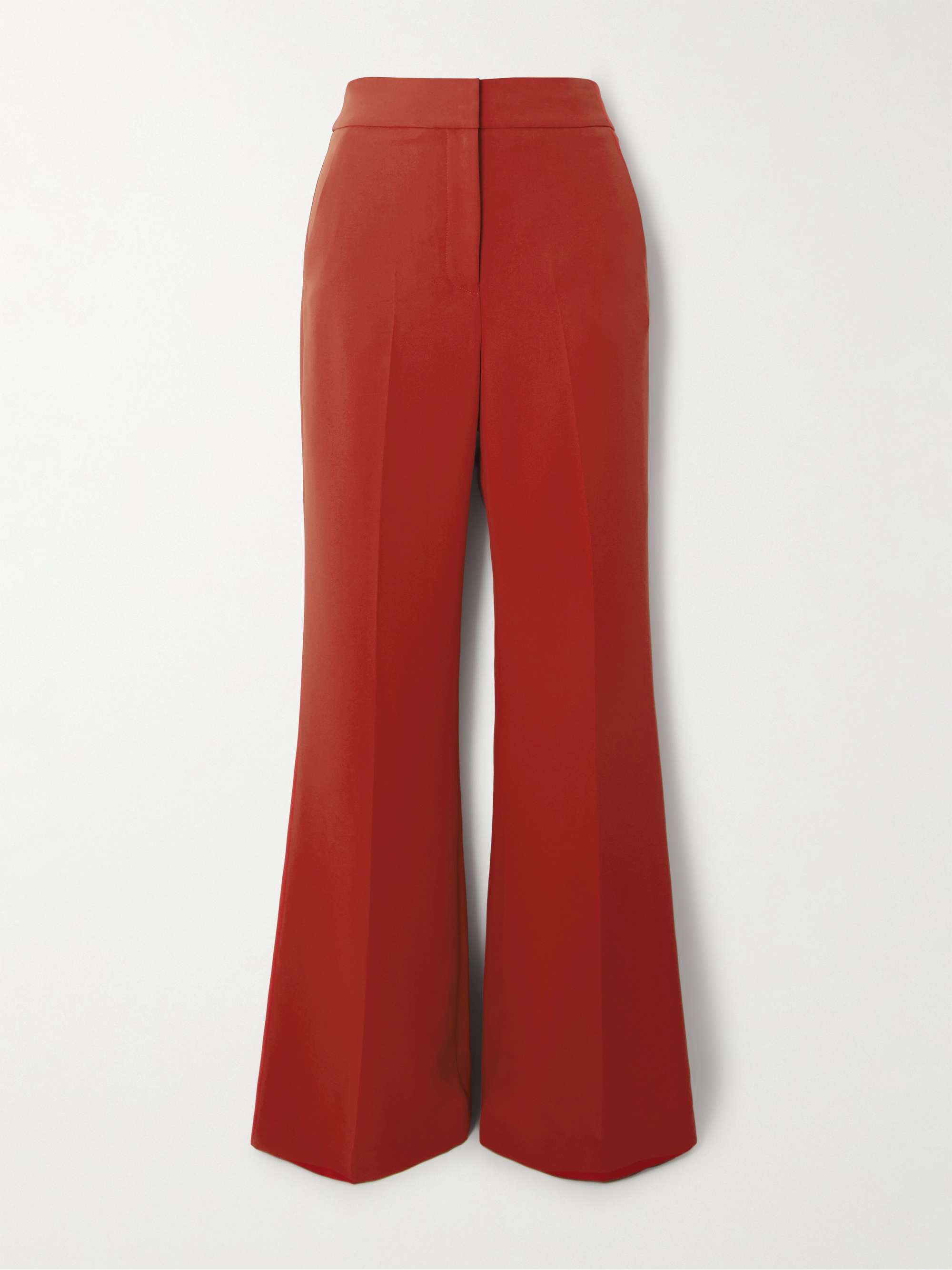 Lebone pleated crepe straight-leg pants hero visual