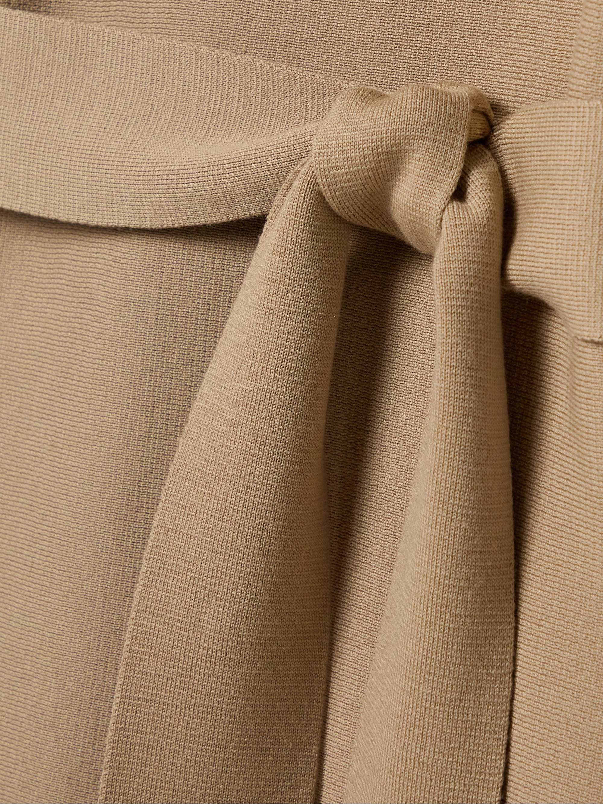 Tenas belted wool and cashmere-blend mini dress view