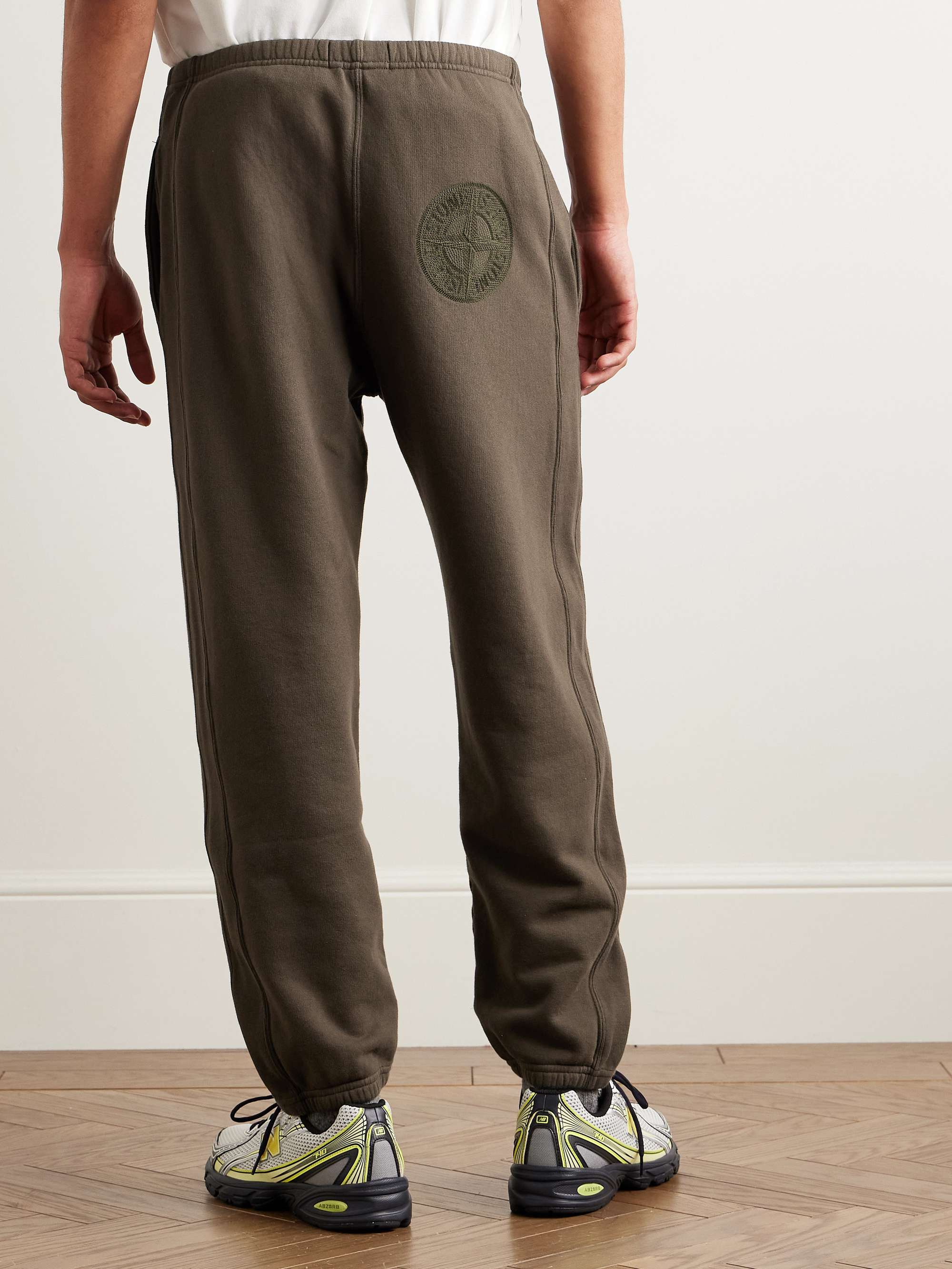 Garment-Dyed Cotton-Jersey Sweatpants view