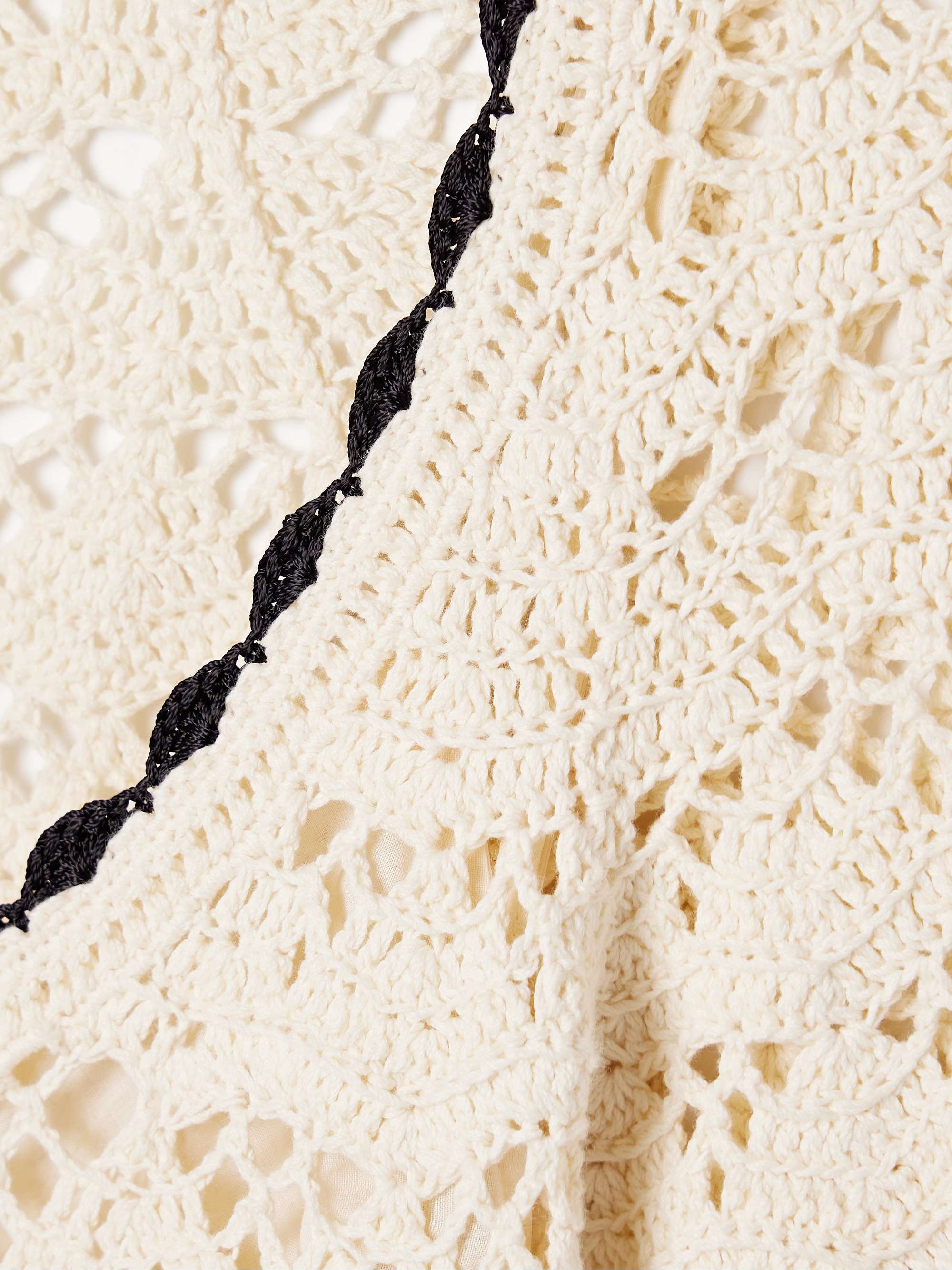 Rhiannon crocheted cotton mini dress view